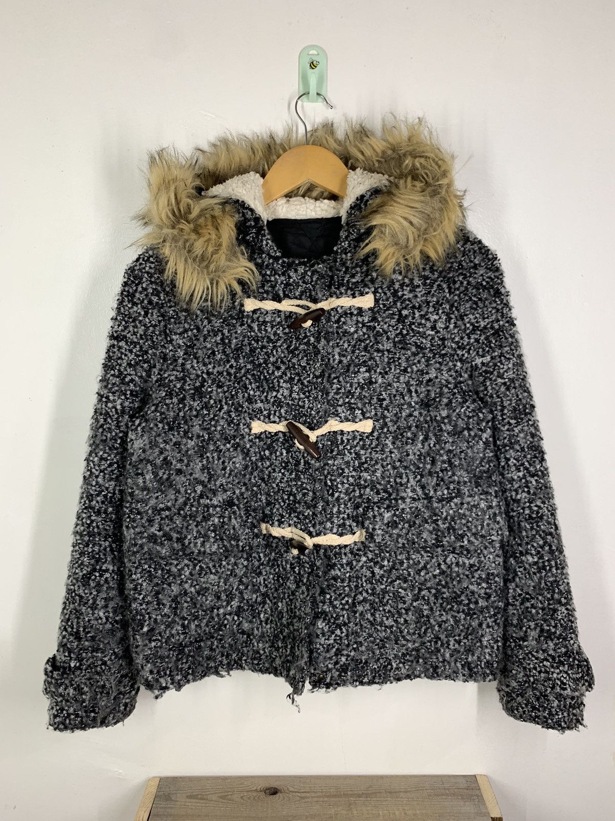 Designer × Japanese Brand × Vintage Vintage Japanese Brand Wool Fur Jacket Size US L / EU 52-54 / 3 - 1 Thumbnail