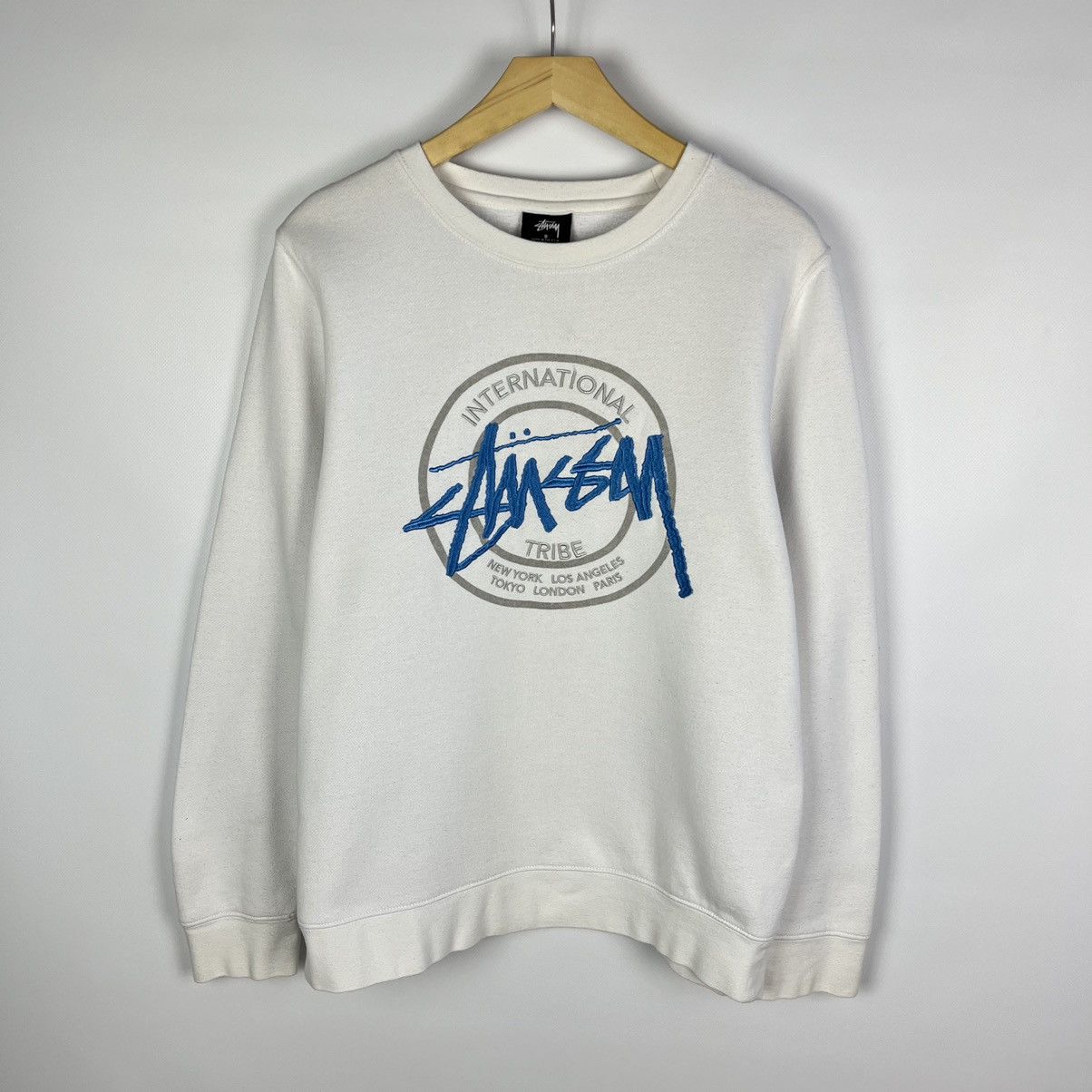 Good Stüssy International Tribe Vintage Designer Streetwear Crewneck Sweater Men’s M