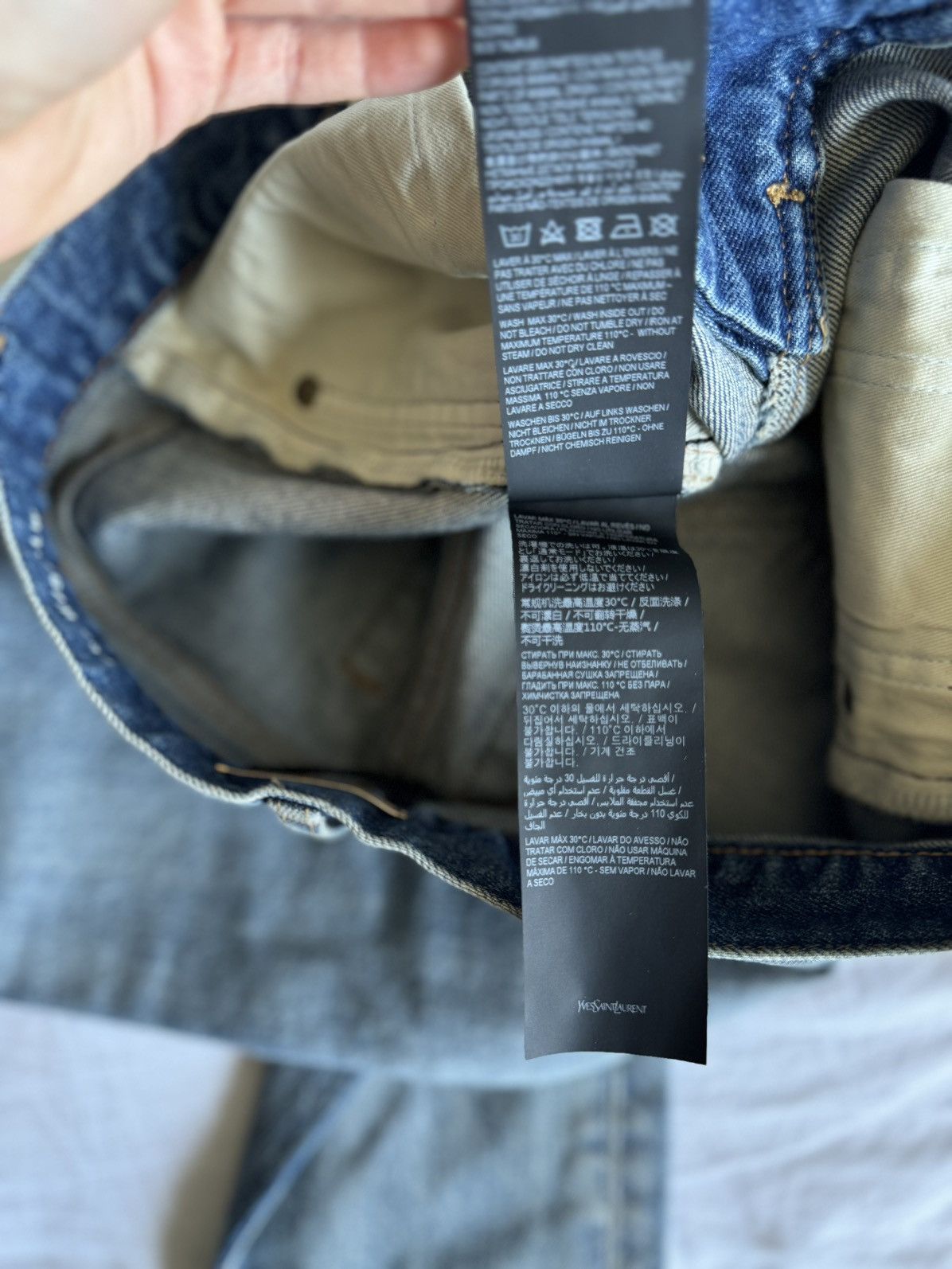 Saint Laurent Paris × Yves Saint Laurent Saint Laurent Skinny Jeans Size 24" / US 00 / IT 34 - 8 Thumbnail