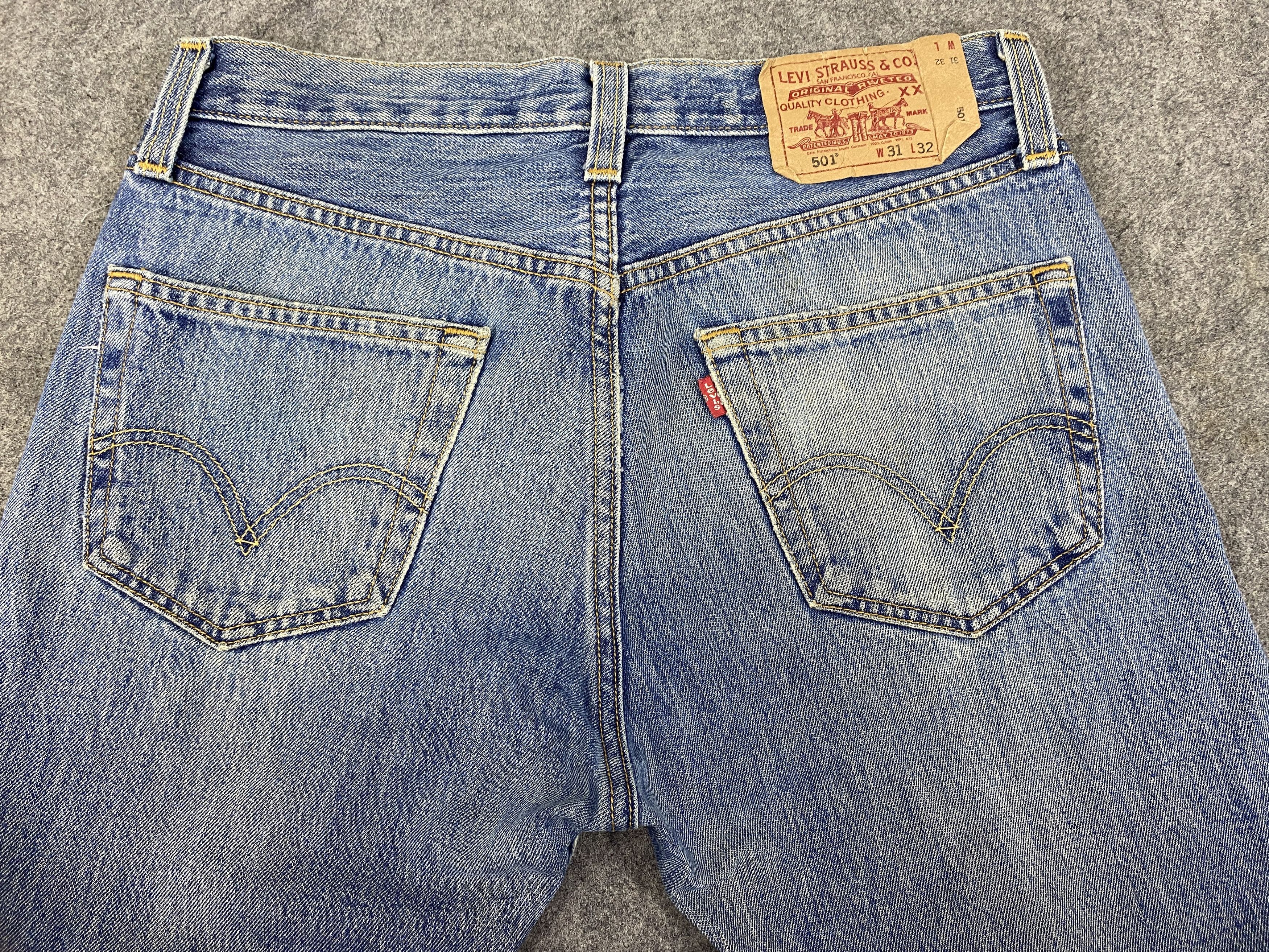 Levi's Distressed Blue Vintage Levi's 501 32x30.5 Denim JN2395 Size US 32 / EU 48 - 4 Thumbnail