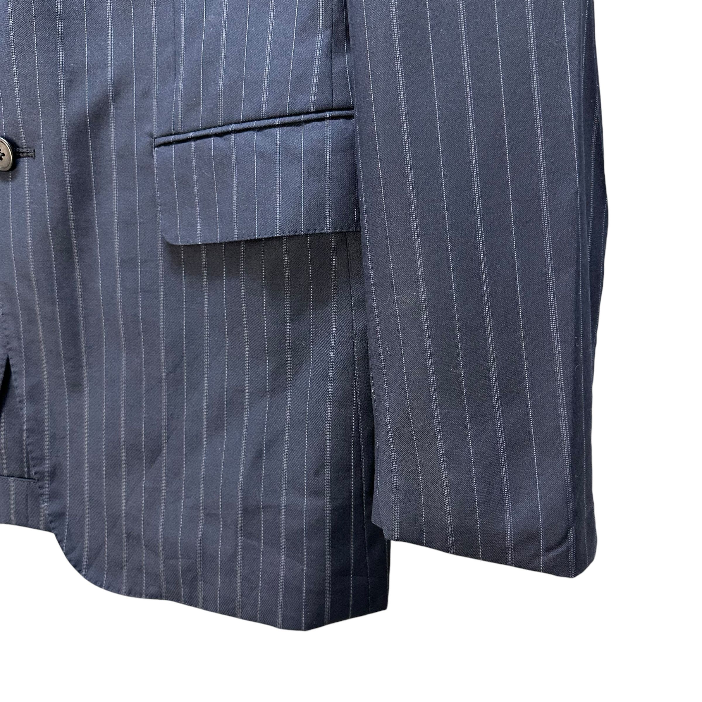 Paul Smith PAUL SMITH Loro Piana Wool Striped Suit Jacket #A55-1260 Size US XL / EU 56 / 4 - 5 Thumbnail
