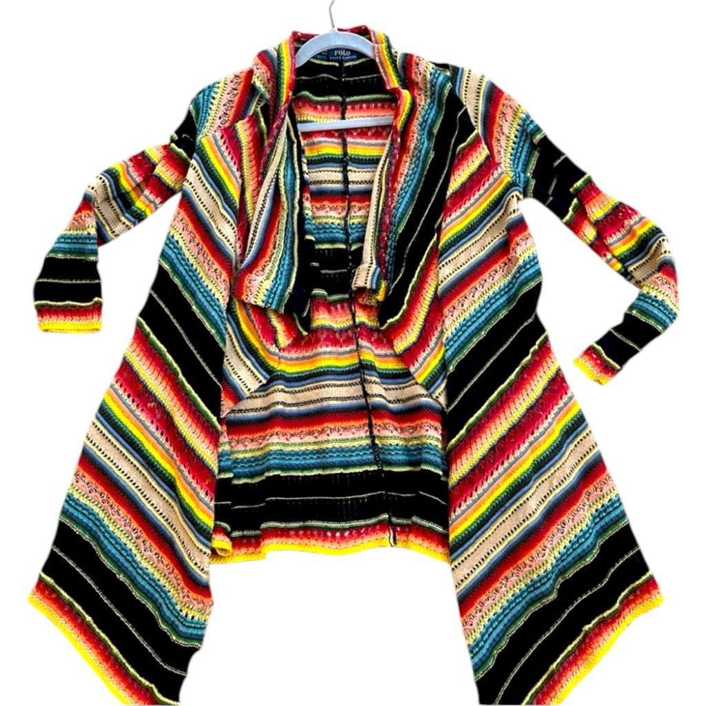 Polo Ralph Lauren RALPH LAUREN POLO Serape Southwestern Sweater Tiered Layered Size M / US 6-8 / IT 42-44 - 3 Thumbnail
