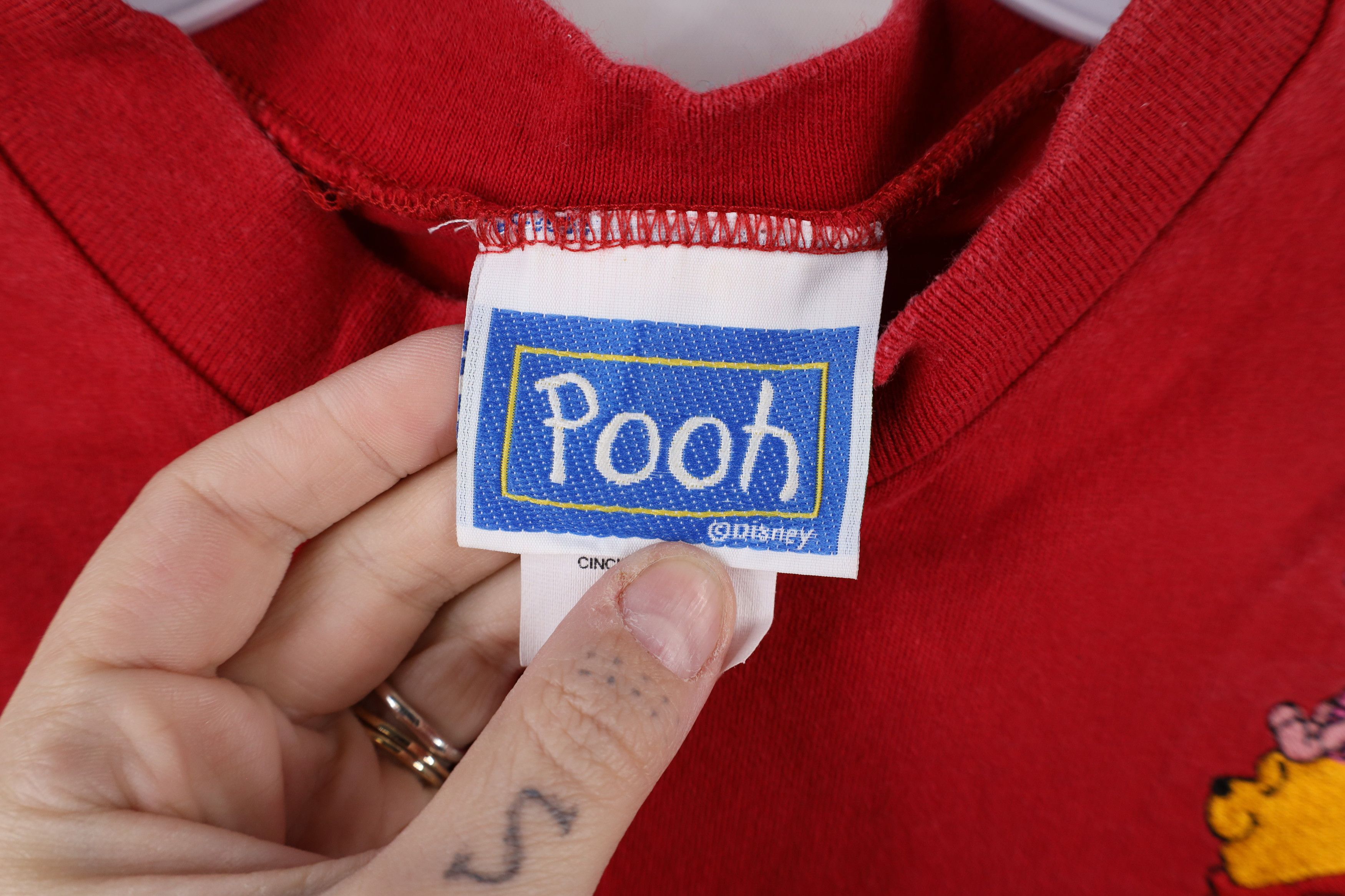 Disney × Vintage Vintage 90s Disney Winnie the Pooh Eeyore Pocket T-Shirt Size L / US 10 / IT 46 - 10 Thumbnail
