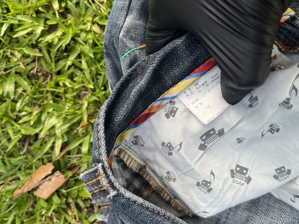 Japanese Brand Coax Racing Jeans Japanese Isfixwasnine Y2K Style Vintage Size US 34 / EU 50 - 8 Thumbnail