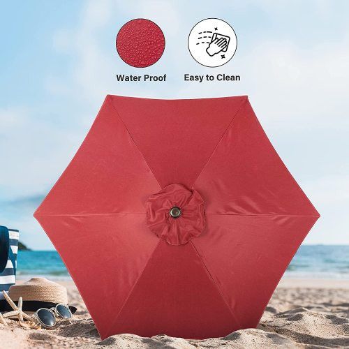 Designer × Homemade Simple Deluxe 7.5' Patio Outdoor Table Market Yard Umbrella Size US L / EU 52-54 / 3 - 3 Thumbnail