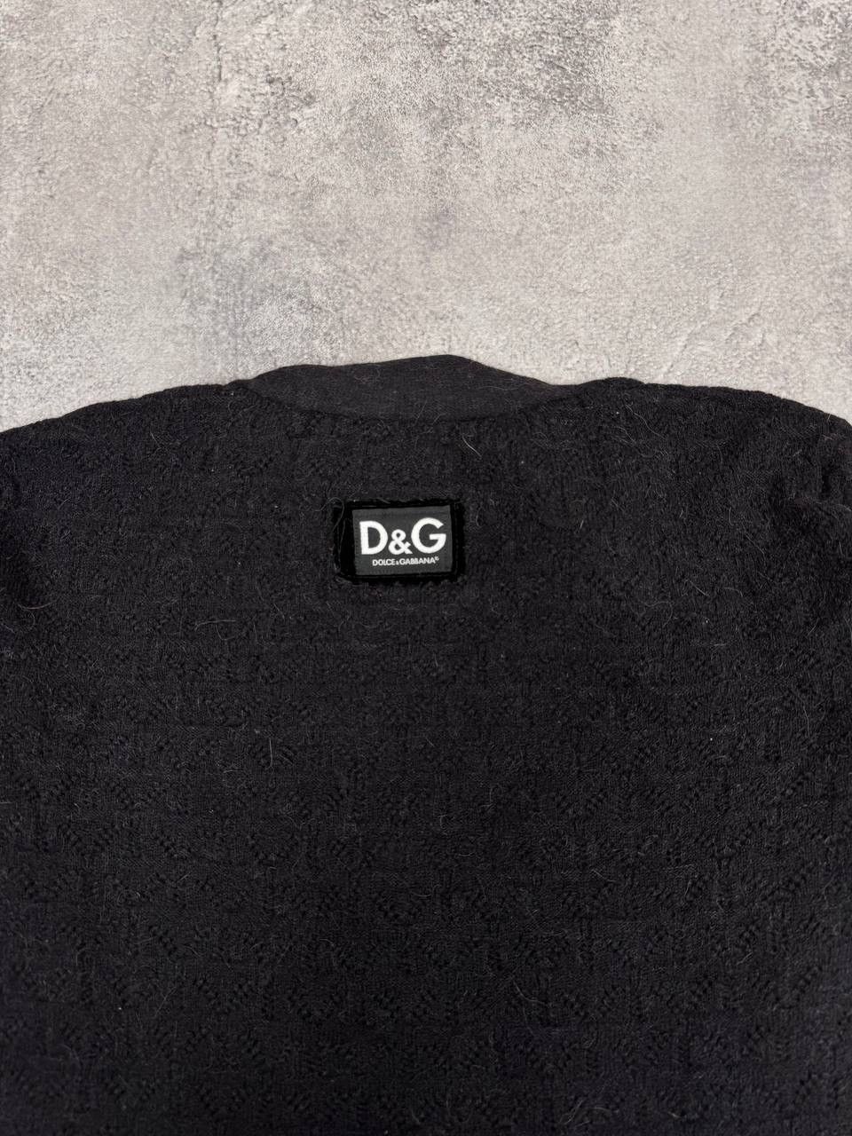 Dolce & Gabbana Dolce & Gabbana Dark Grey Button Knit Cardigan Sweater Size L / US 10 / IT 46 - 8 Thumbnail