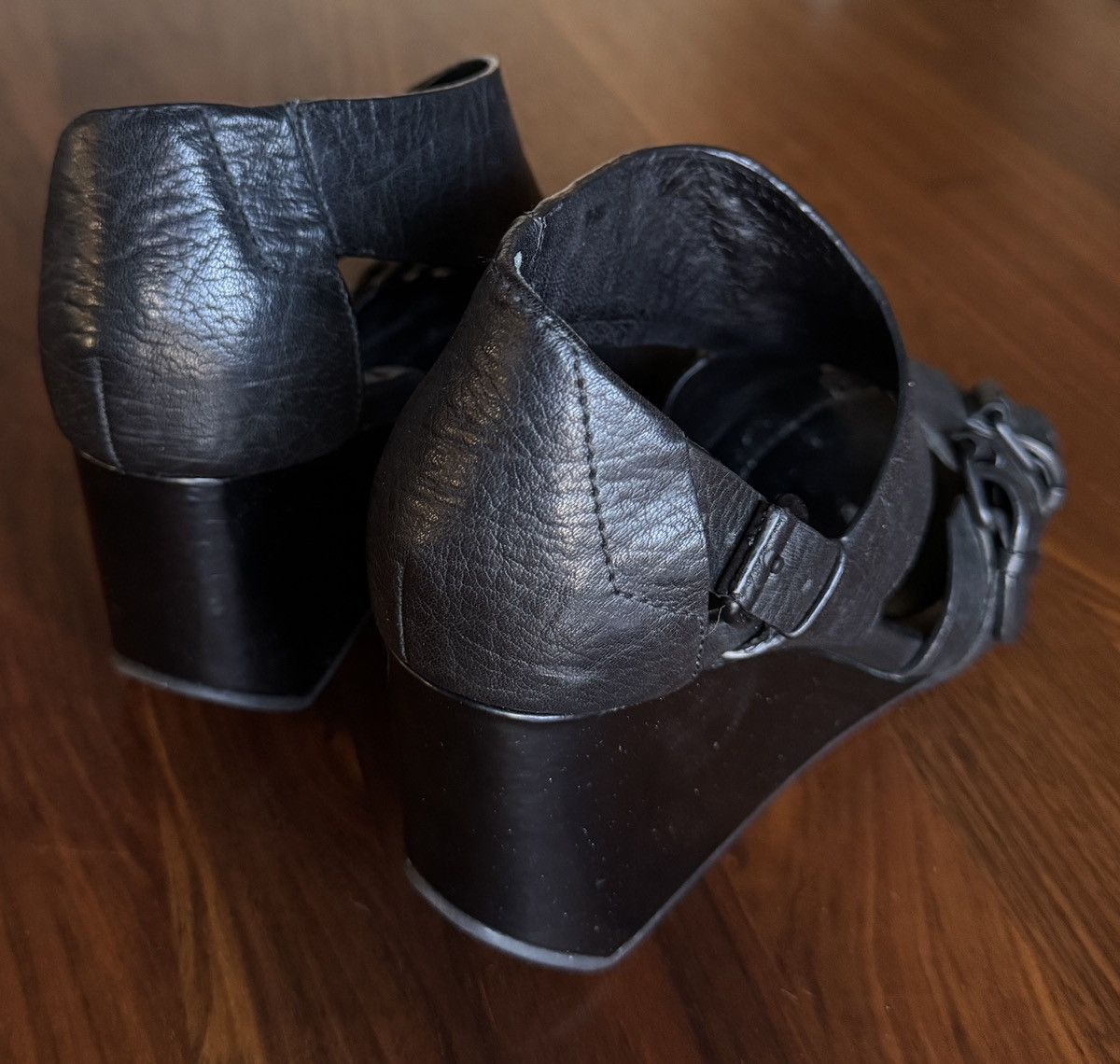 Alexander Wang Alexander Wang Black Wedges Size US 8 / IT 38 - 6 Thumbnail
