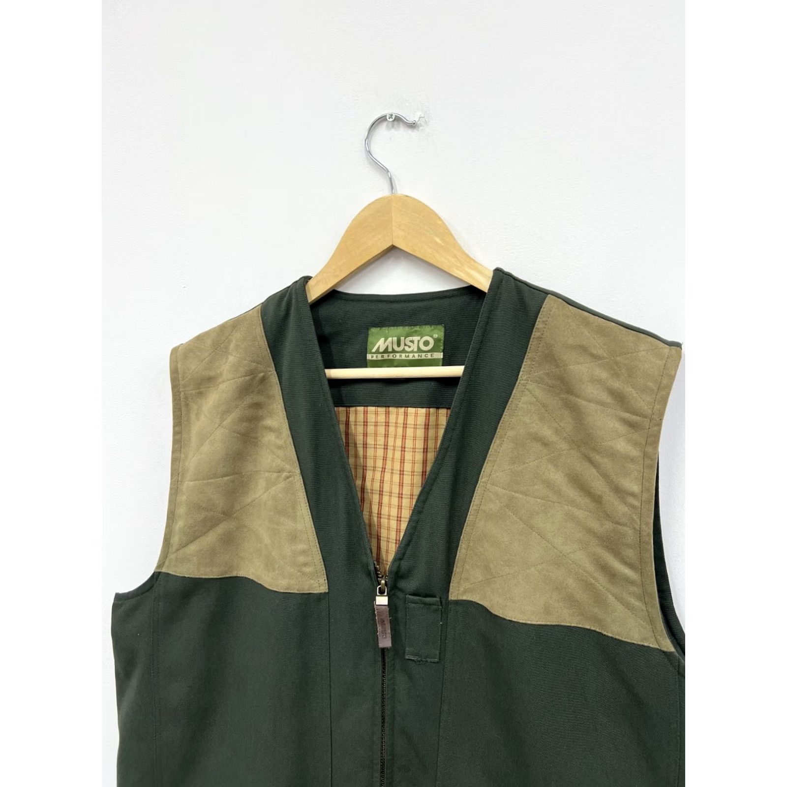 Musto MUSTO Gilet Jacket Vest Mens 2XL Hunting Green Nylon Cotton Polyester Jacket Gilet 2XL Mens Size US XXL / EU 58 / 5 - 2 Thumbnail