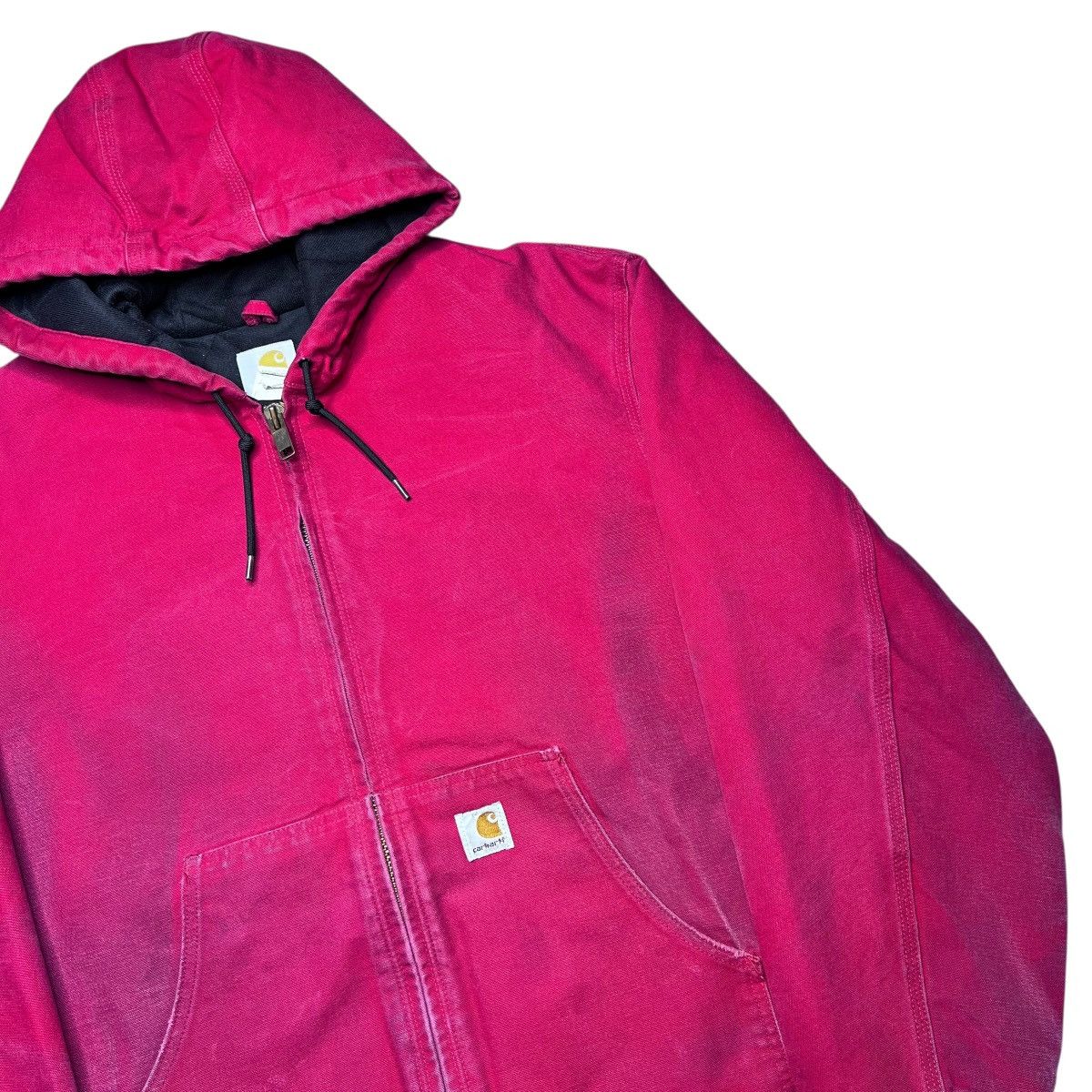 Carhartt Vintage Carhartt J140 Red Men’s Hooded Quilt Lined Jacket Size US XL / EU 56 / 4 - 21 Thumbnail