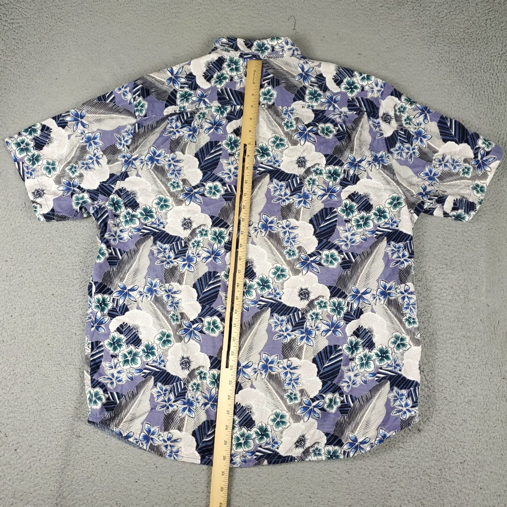 Tommy Bahama Tommy Bahama Shirt Mens XL Blue Floral Silk Hawaiian Button Up Short Sleeve Size US XL / EU 56 / 4 - 3 Thumbnail