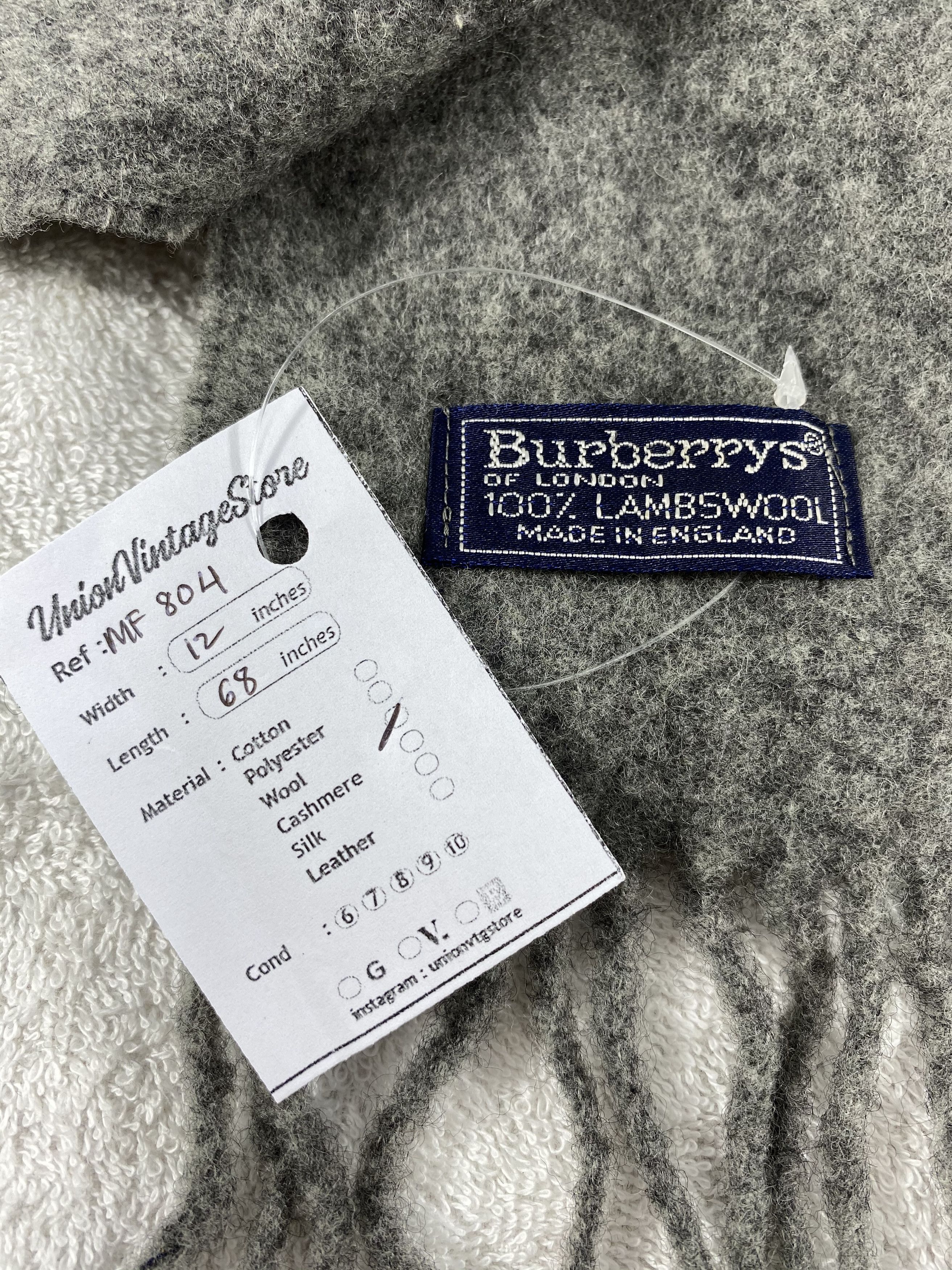 Burberry Vintage Burberry Scarf/Muffler/Neckwear MF804 Size ONE SIZE - 6 Thumbnail