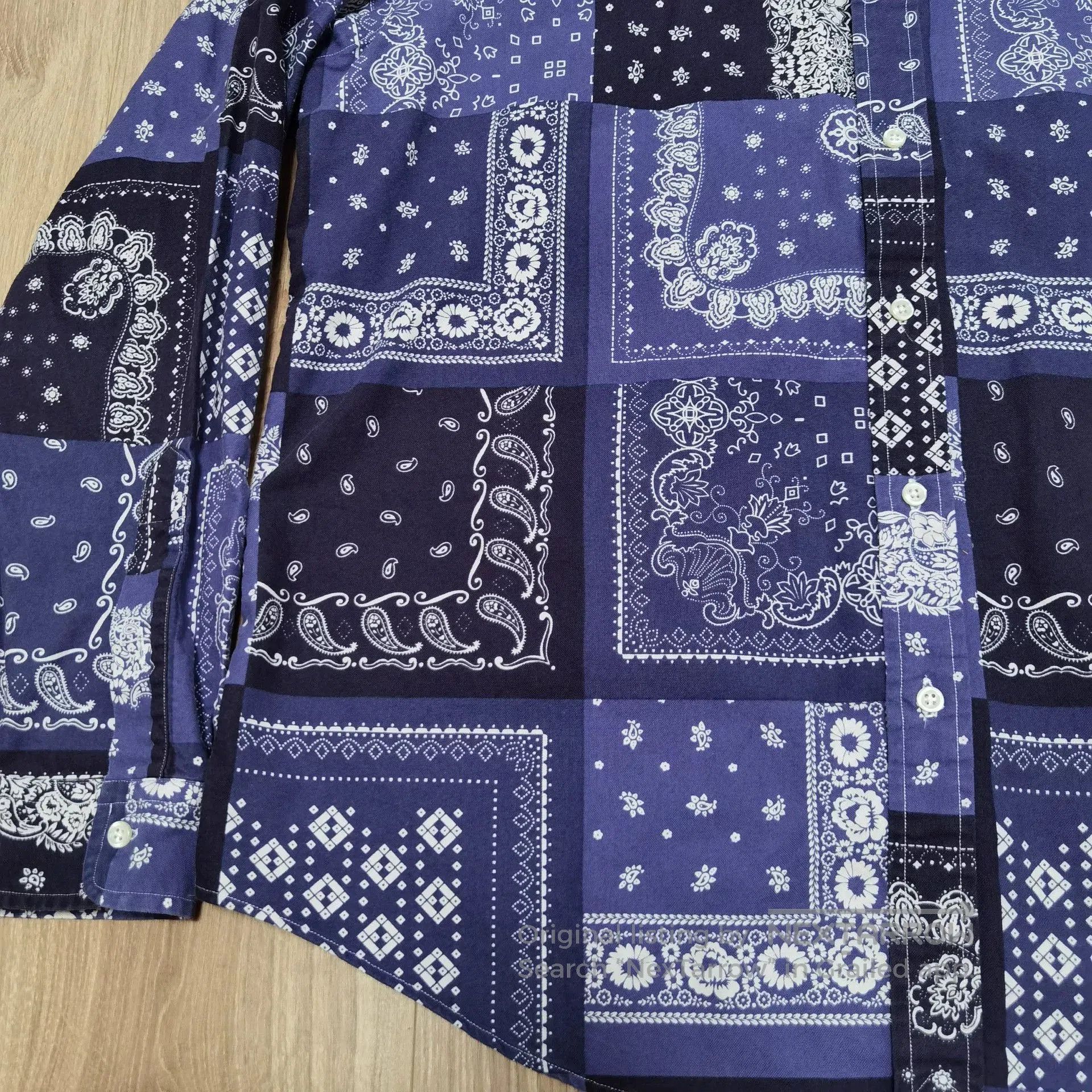 Polo Ralph Lauren RALPH LAUREN Bandana Patchwork Shirt. Size US XXL / EU 58 / 5 - 4 Thumbnail