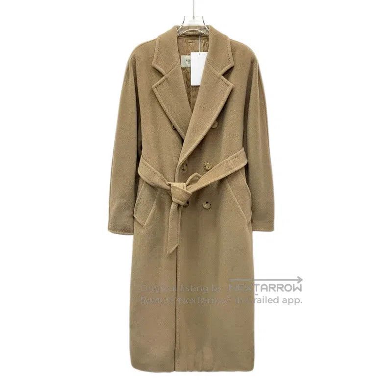 Max Mara Max Mara Brown Sheep Wool Lapel Double Breasted Long Sleev Size M / US 6-8 / IT 42-44 - 1 Thumbnail
