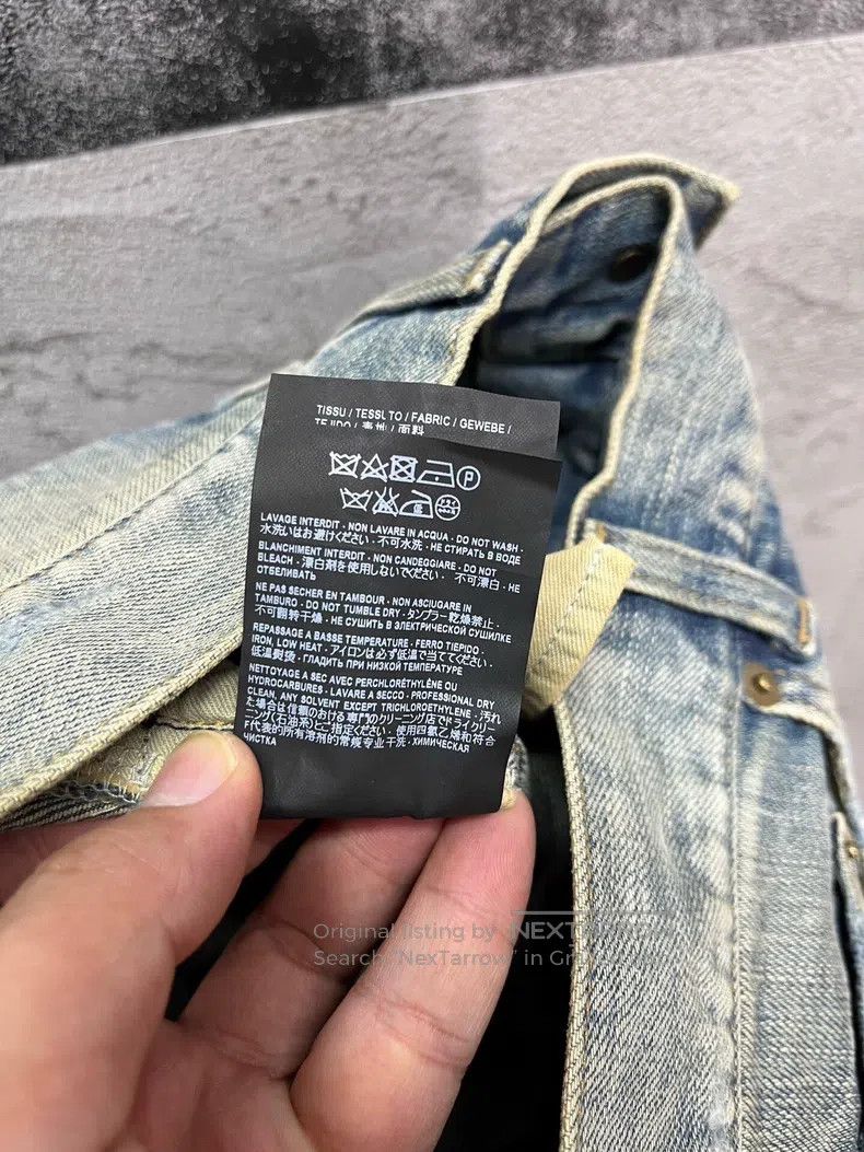 Saint Laurent Paris Saint Laurent Paris High Street Ripped Jeans Size US 29 - 8 Thumbnail