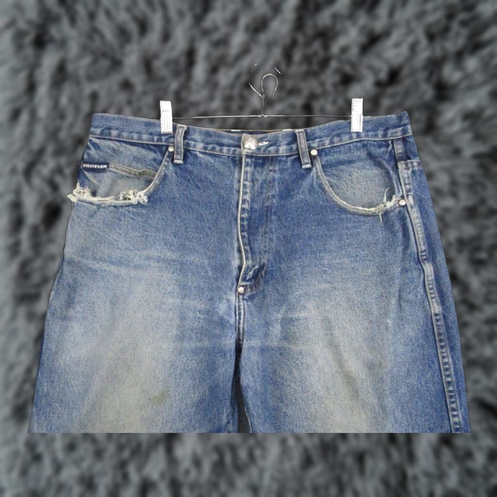 Phat Farm VINTAGE Phat Farm Jeans Mens 36x33 Blue Denim Hip Hop Baggy Loose Y2K Skater Size US 36 / EU 52 - 1 Thumbnail
