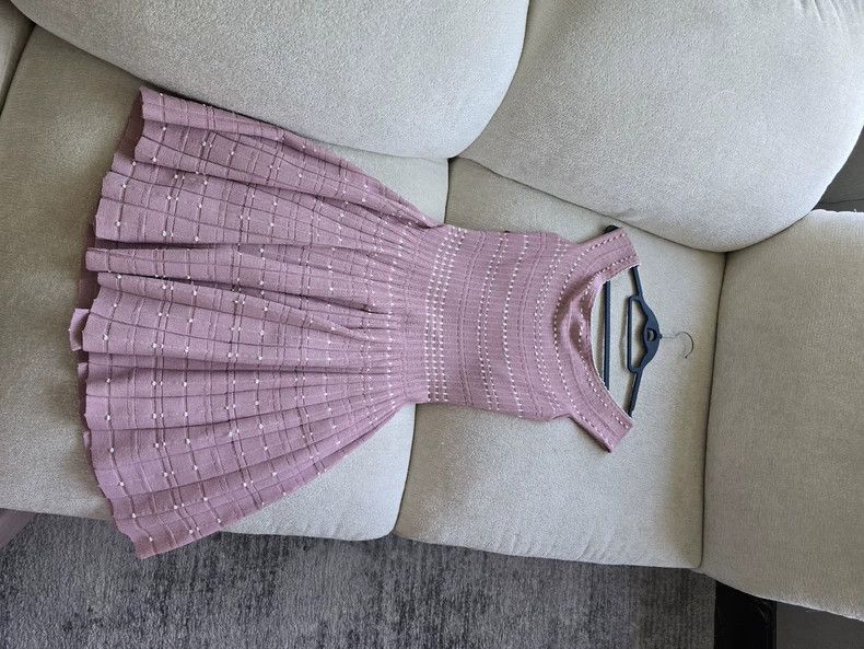 Alexander McQueen Alexander McQUEEN Slimming Heavy Industry Dress Knitted Ski Size L / US 10 / IT 46 - 5 Thumbnail