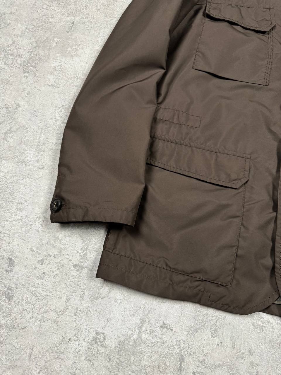 Fay Fay Brown Quilted Light Jacket Size XL Size US XL / EU 56 / 4 - 4 Thumbnail