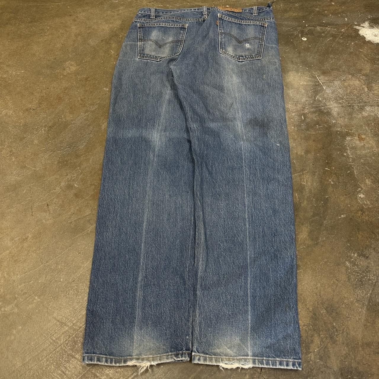 Levi's Vintage Levi’s 505 Orange Tab Blue Jeans 36 x 30 Size US 36 / EU 52 - 2 Thumbnail