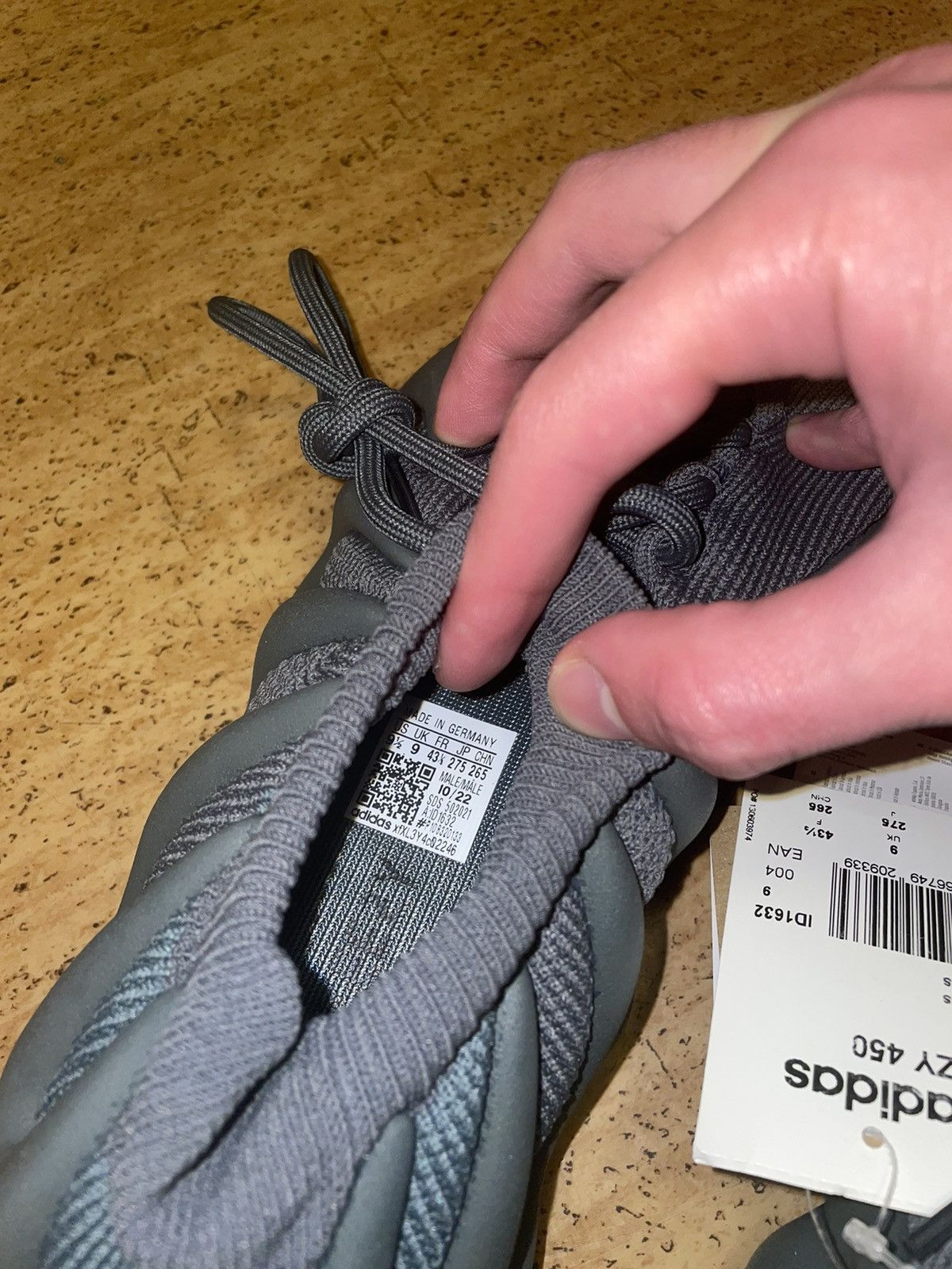 Adidas × Kanye West × Yeezy Adidas Yeeze 450 stone grey hype-beast Size US 9.5 / EU 42-43 - 4 Thumbnail