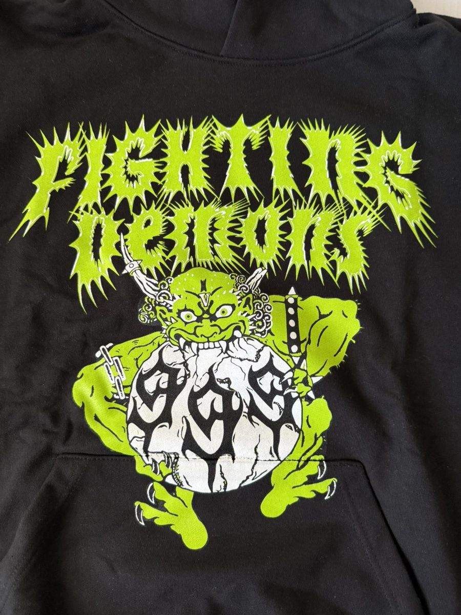 999 Club × Vlone Vlone 999 Fighting Demons Black Hoodie Size Medium Size US M / EU 48-50 / 2 - 3 Thumbnail