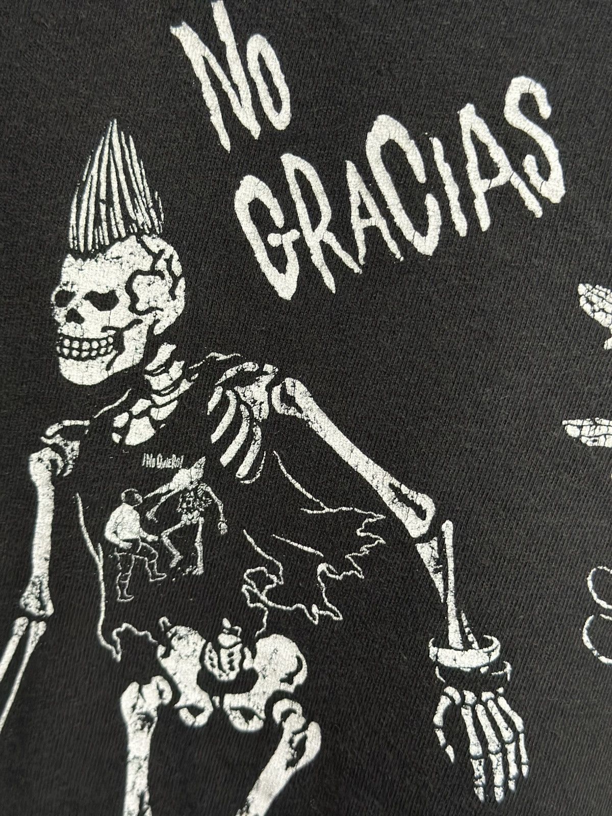 Japanese Brand Sanada No Gracias Faded Tee Size US L / EU 52-54 / 3 - 3 Thumbnail