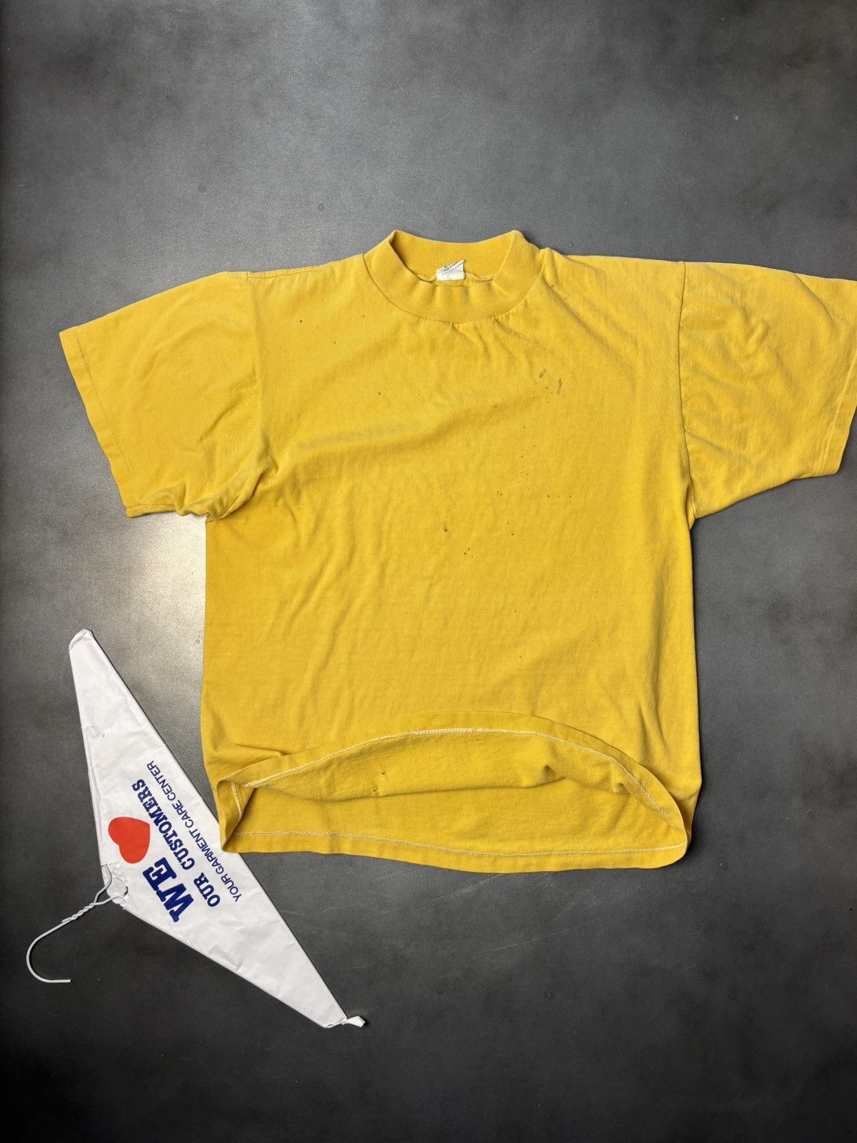 Jockey True Vintage Blank Tee 1960s Jockey Thrashed Faded Splatter Size US S / EU 44-46 / 1 - 2 Thumbnail