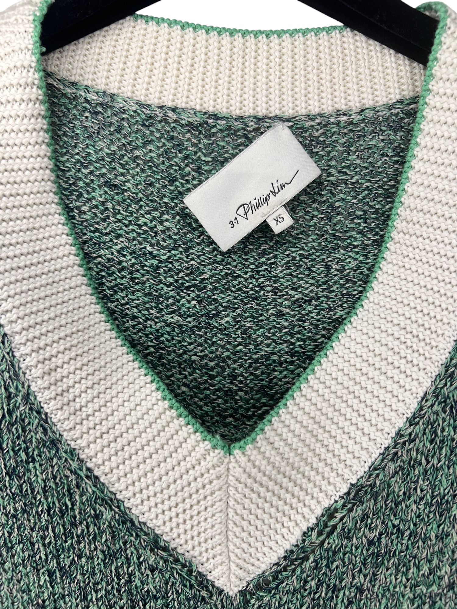 3.1 Phillip Lim Silk Tromp L’ oeil Cotton-Knit Size XS / US 0-2 / IT 36-38 - 4 Thumbnail
