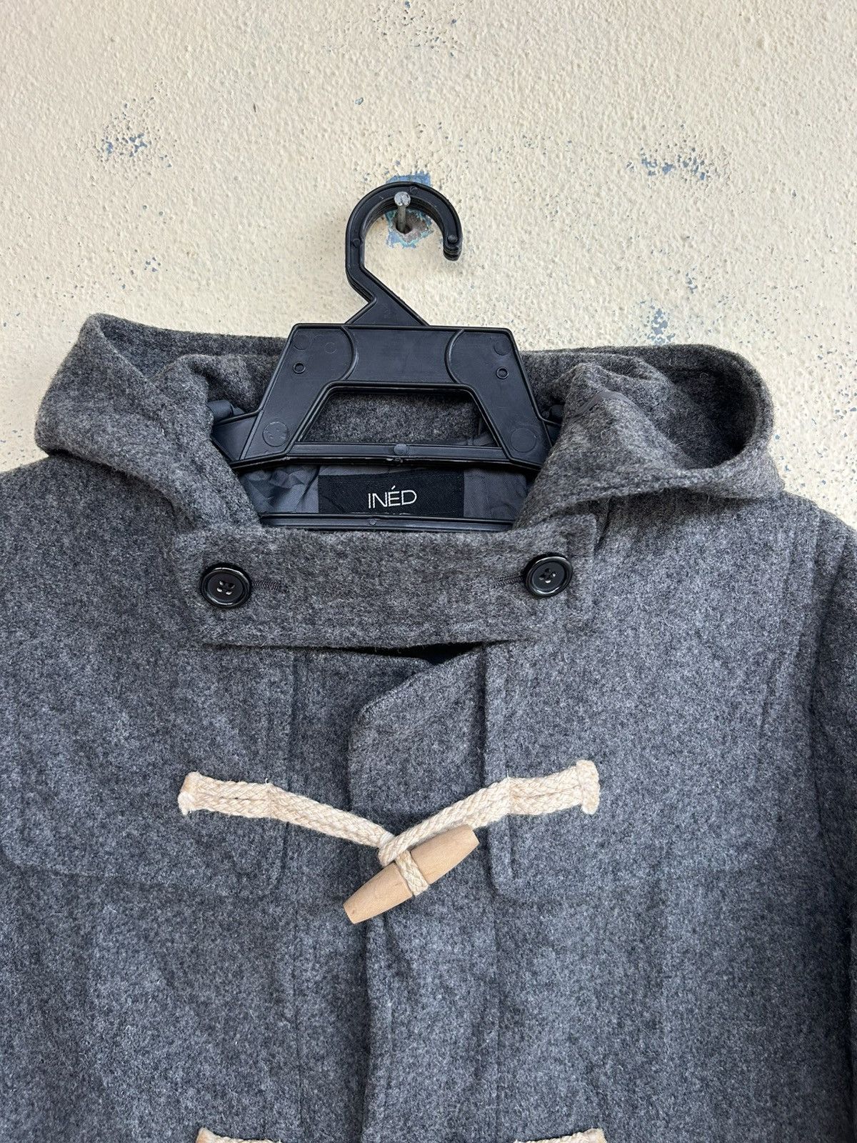 Japanese Brand × Yohji Yamamoto Ined Wool Long Coat Size US S / EU 44-46 / 1 - 7 Thumbnail