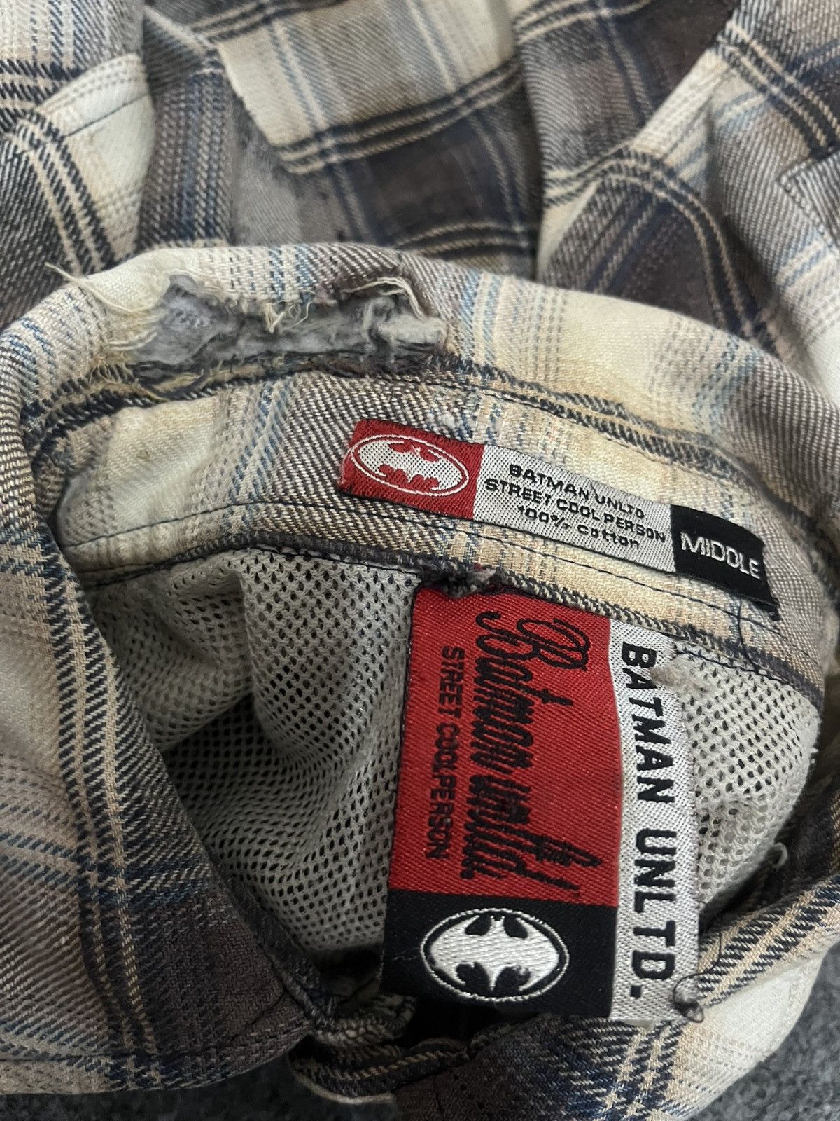 Japanese Brand Unlimited Detachable Zip-Off Sleeve Flannel Streetwear Size US L / EU 52-54 / 3 - 12 Thumbnail
