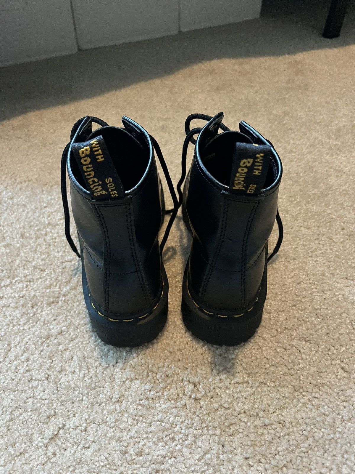 Dr. Martens Doc Martin Black Boots Size US 7 / IT 37 - 3 Thumbnail