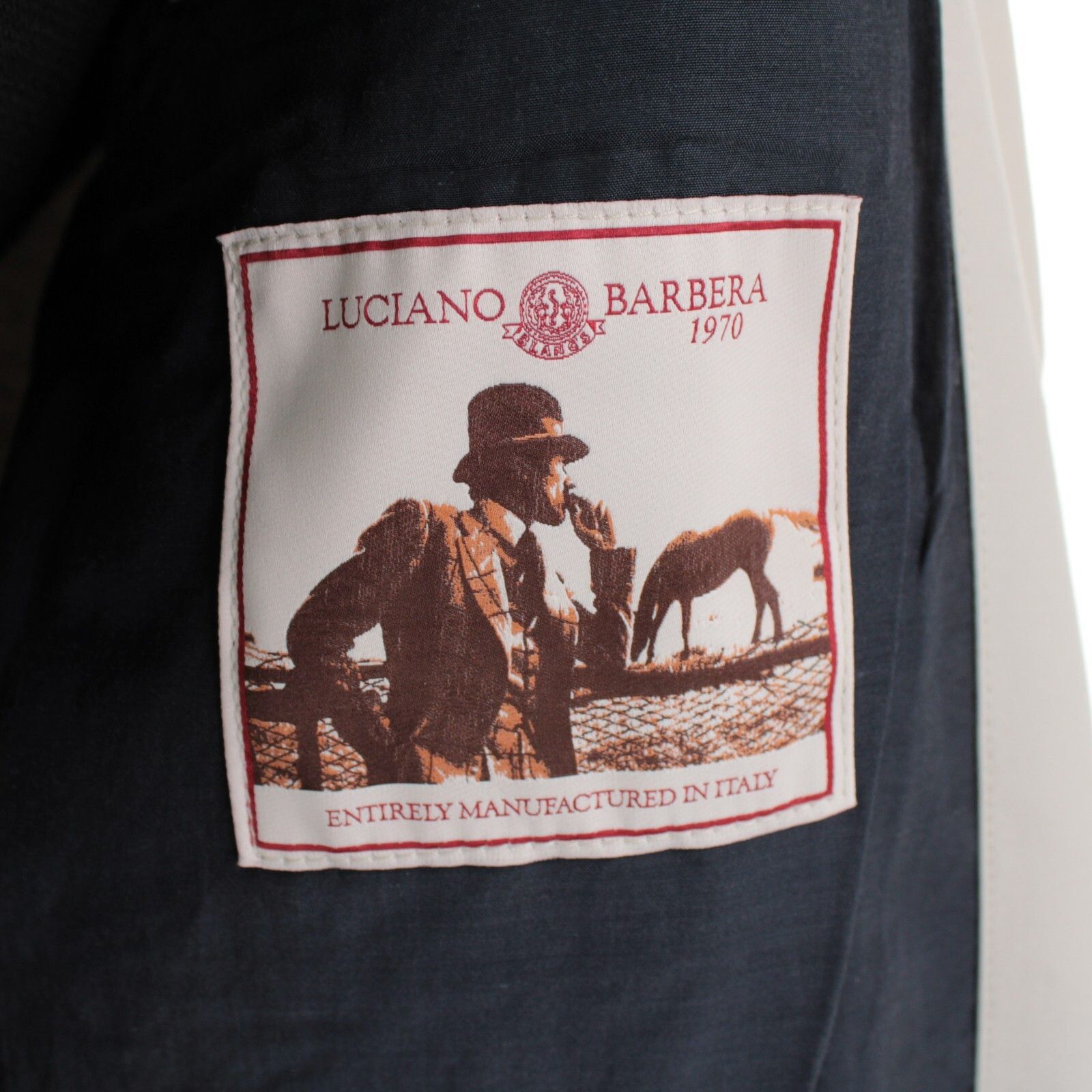 Luciano Barbera Luciano Barbera Jacket Size M US In Beige Cotton Blend Size US M / EU 48-50 / 2 - 9 Thumbnail