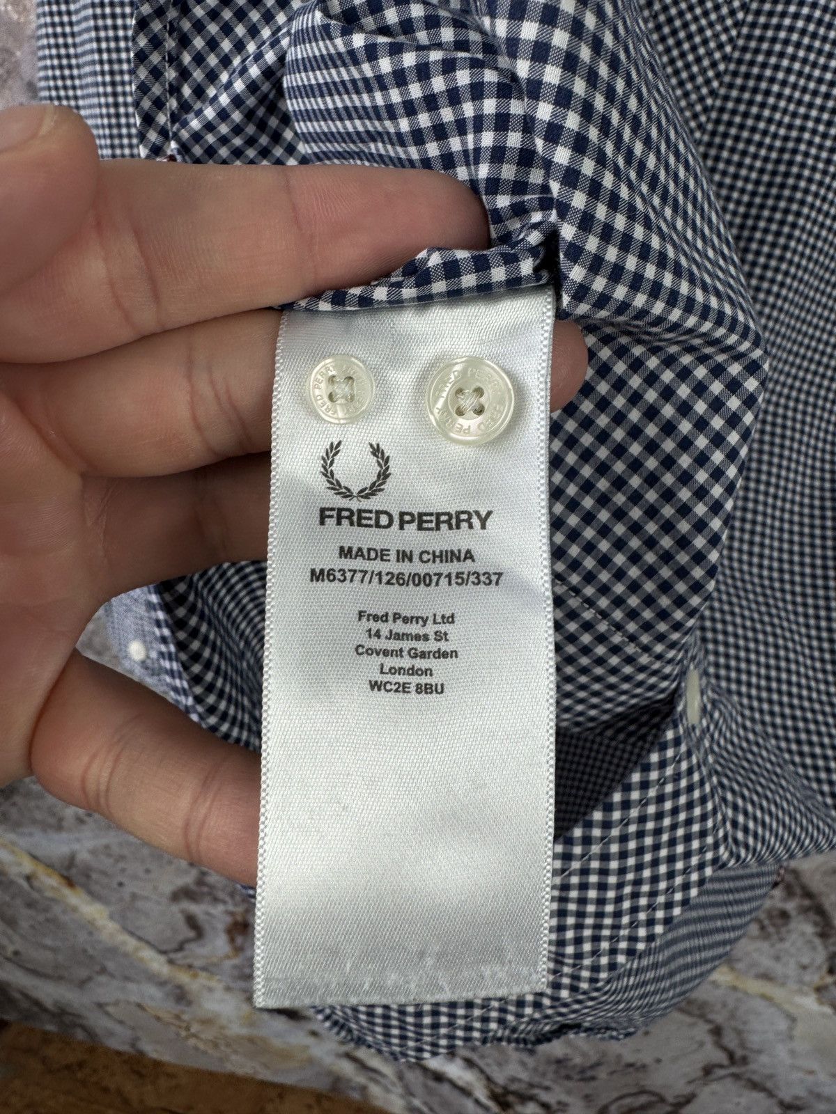 Fred Perry Men’s Fred Perry Shirt Button Up Size Medium Size US M / EU 48-50 / 2 - 7 Thumbnail