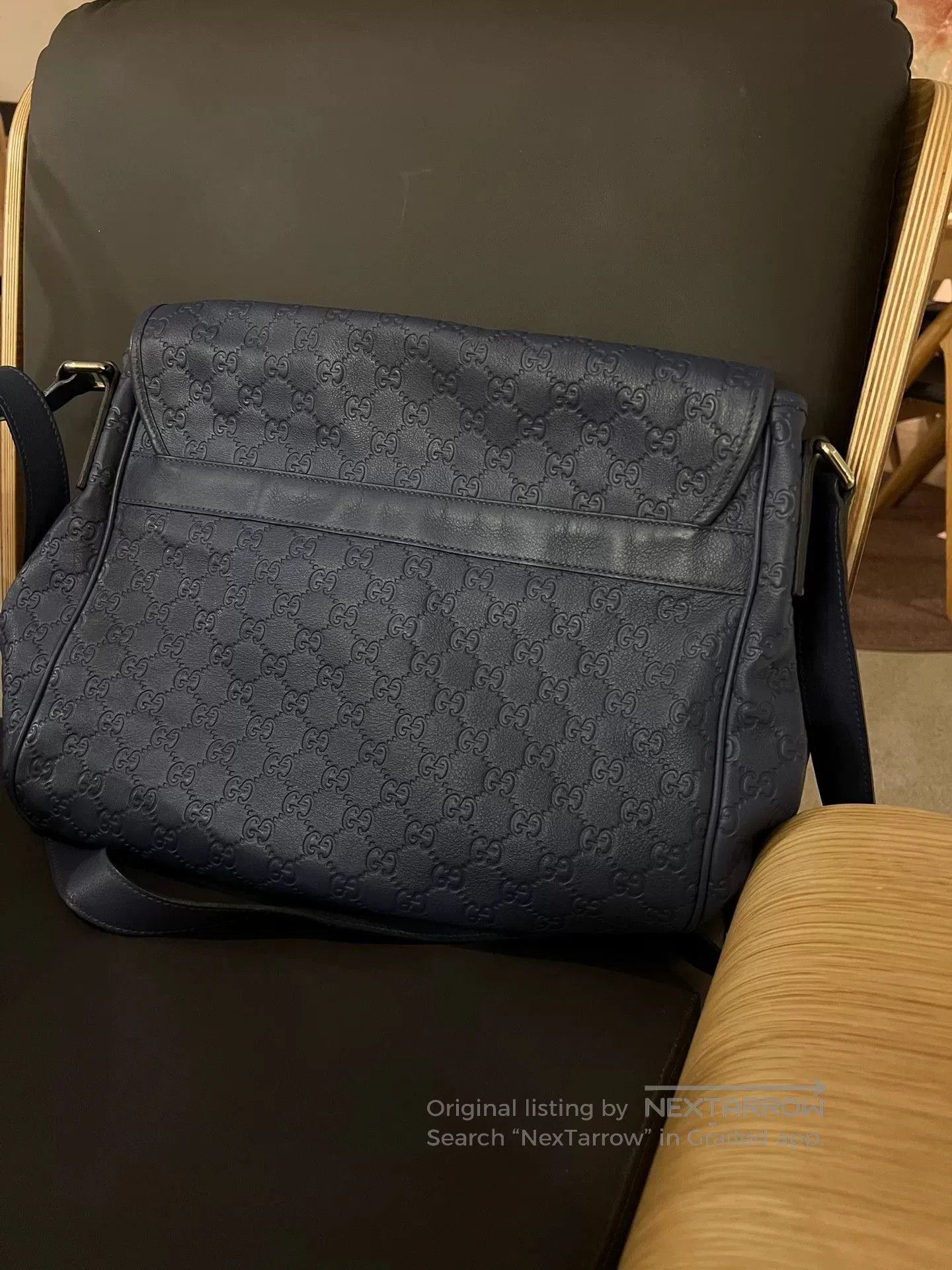 Gucci Gucci GG Logo Embossed Leather Flap Crossbody Bag. Size ONE SIZE - 3 Thumbnail