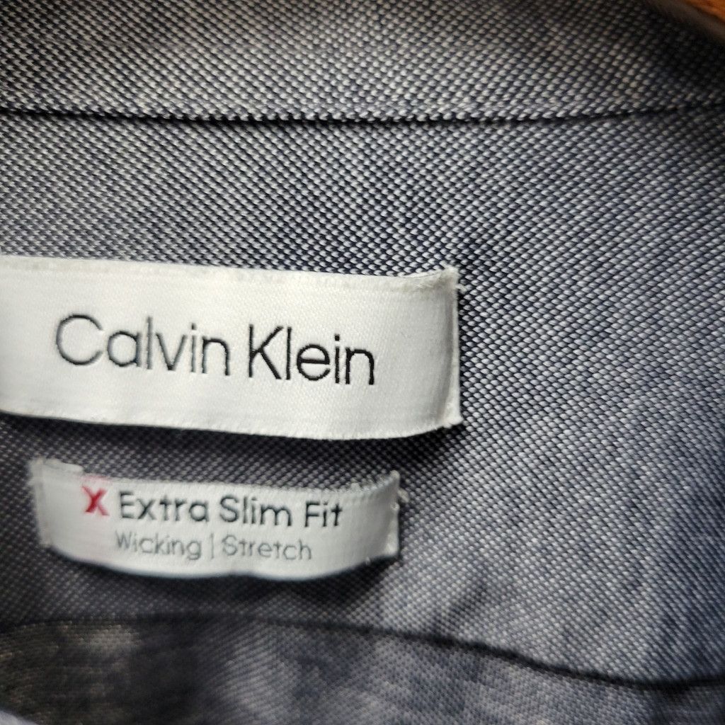 Calvin Klein Calvin Klein Men's Extra Slim Fit Long-Sleeves Shirt Large Size US L / EU 52-54 / 3 - 6 Thumbnail
