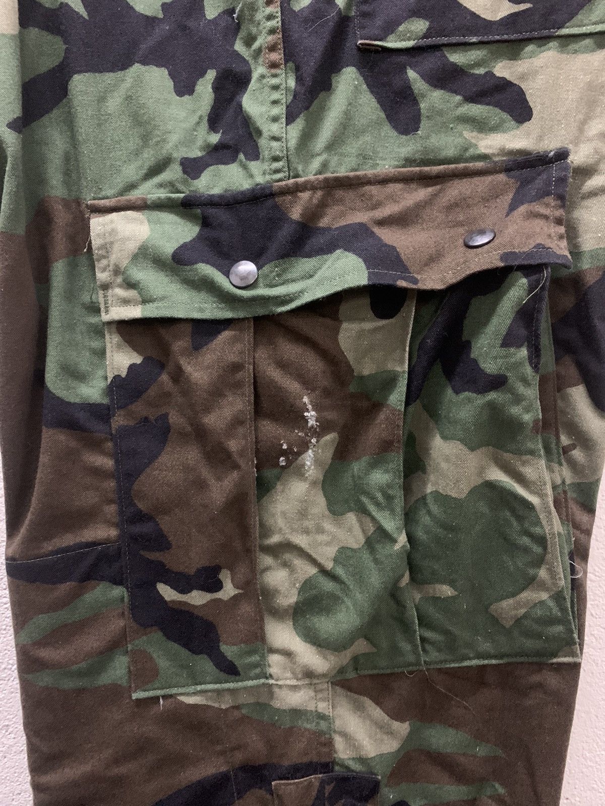 Japanese Brand × Vintage US Military Woodland Camo Chemical Protective Class 1 Size US 40 / EU 56 - 22 Thumbnail