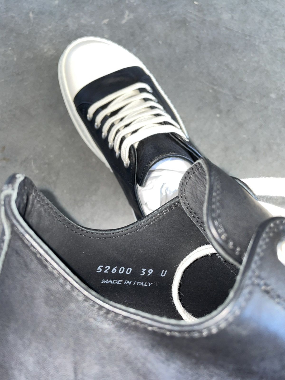 Rick Owens Rick Owen Ramones Low Size US 6 / EU 39 - 7 Thumbnail