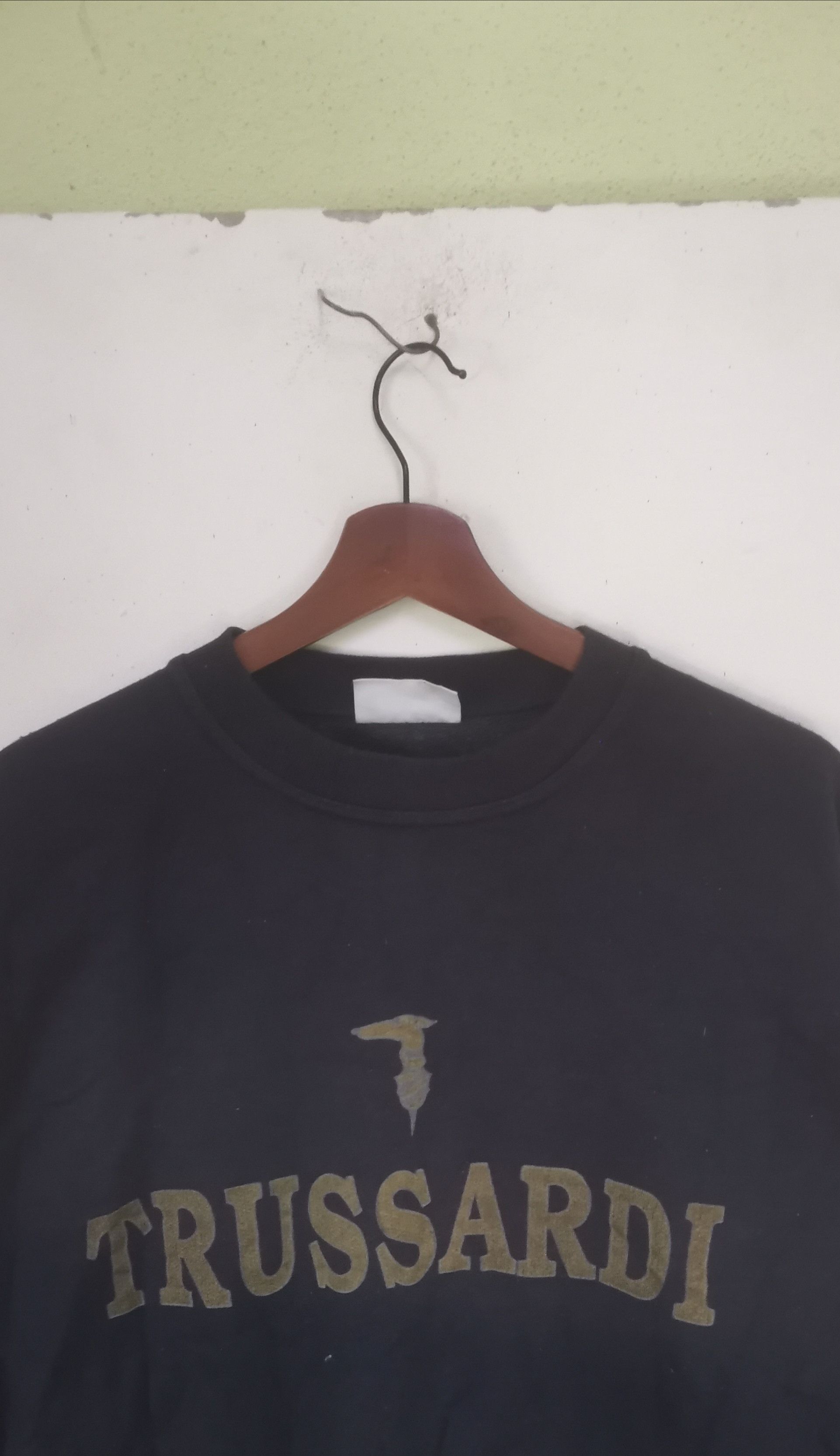 Trussardi Rare Trussardi sweatshirt navy blue colour Size US L / EU 52-54 / 3 - 2 Thumbnail