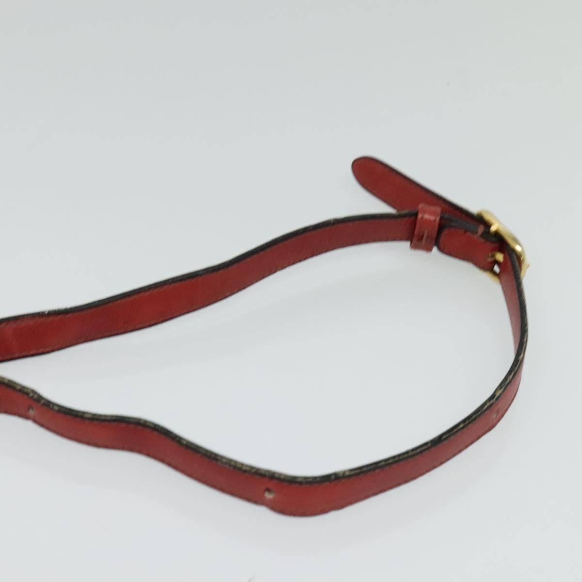 Gucci GUCCI Shoulder Bag Suede Vintage Red Gold Size ONE SIZE - 8 Thumbnail