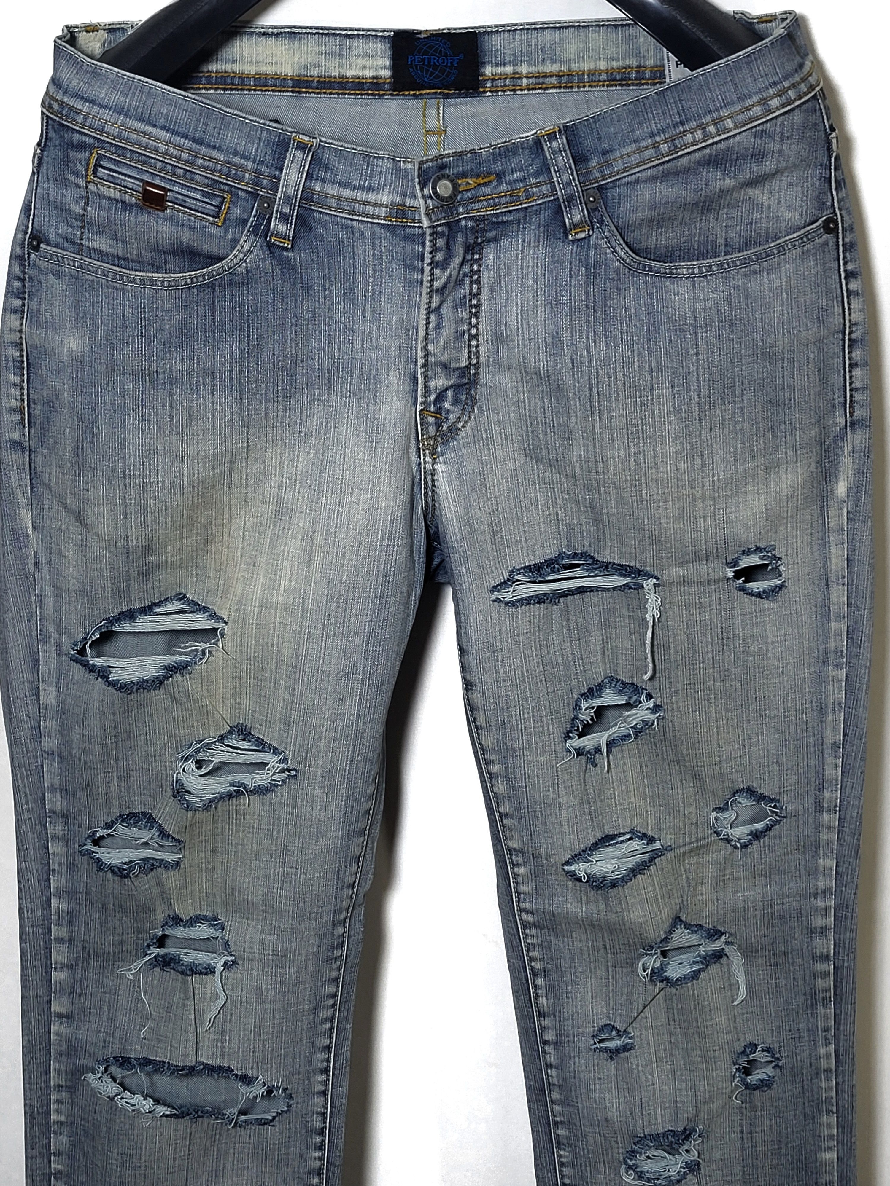 Other Vintage faded Petroff Jeans. Grunge Style Size US 33 - 2 Thumbnail