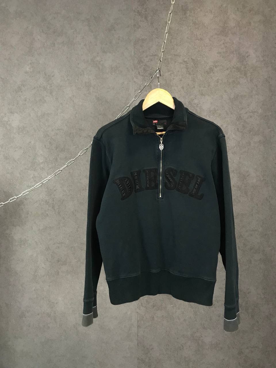 Diesel Diesel vintage designer 1/2 zip sweatshirt Size US M / EU 48-50 / 2 - 1 Thumbnail