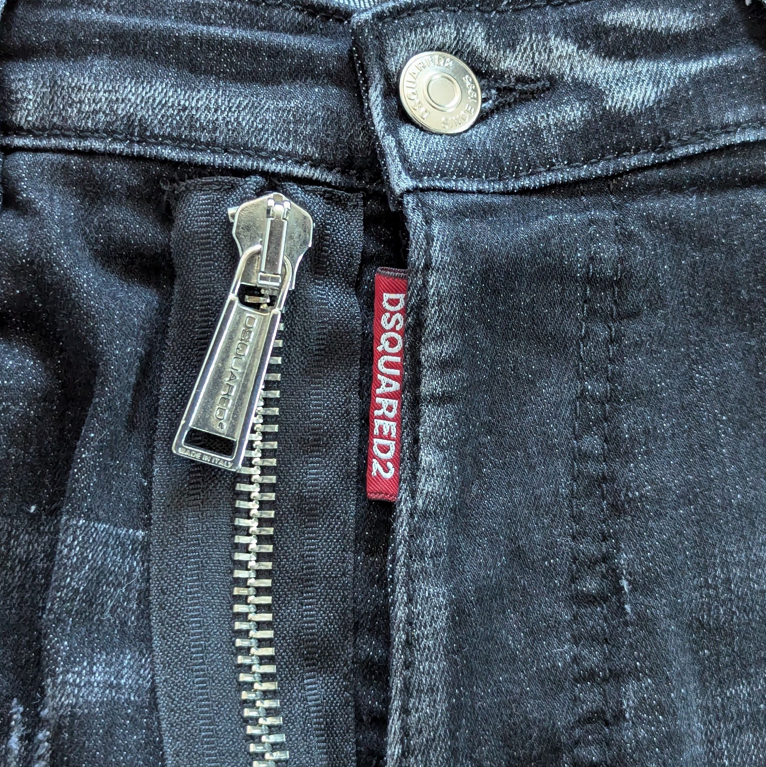 Dsquared2 Dsquared2 Skater Jean 46 Black Made In Italy Luxury Brand Size US 30 / EU 46 - 3 Thumbnail