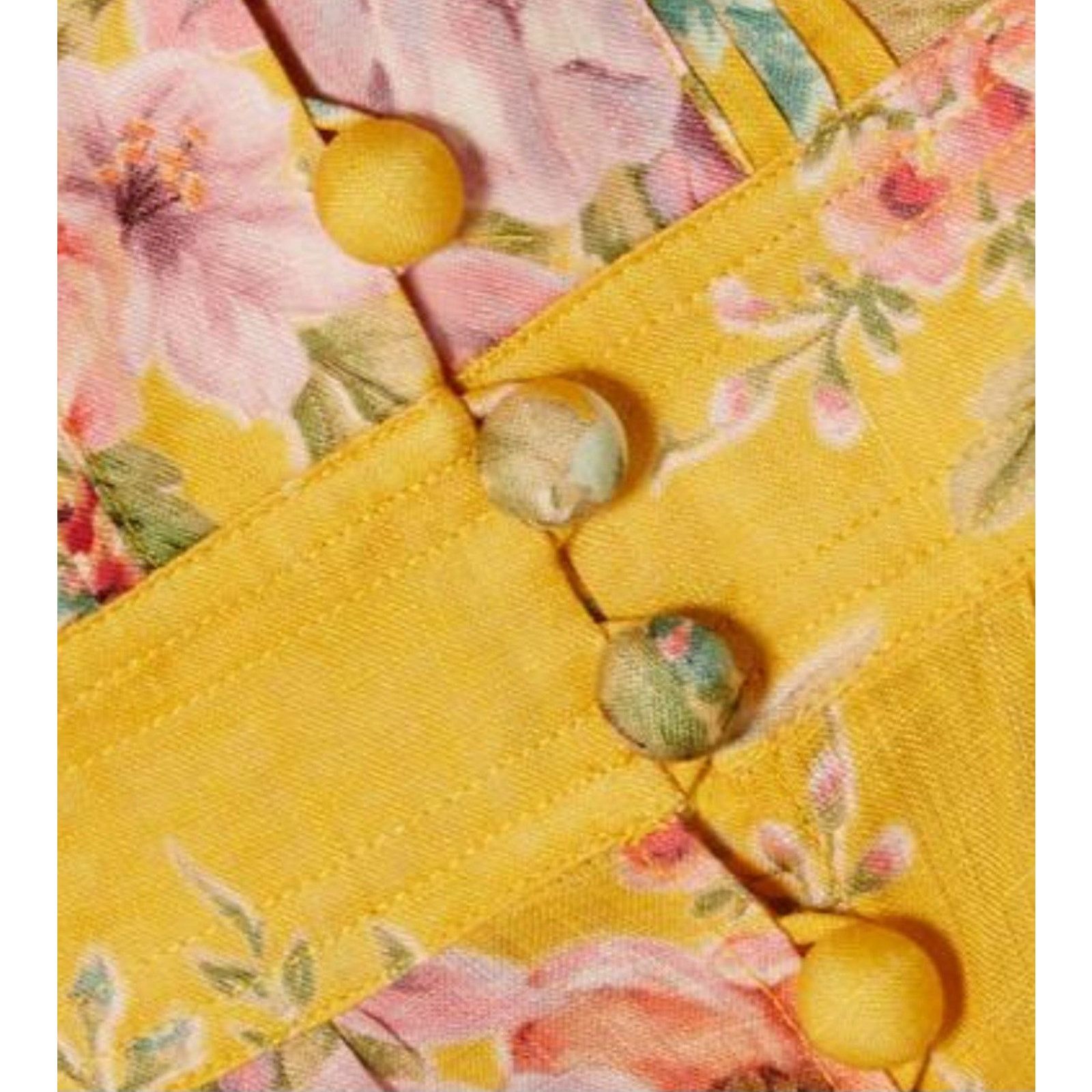 Zimmermann Zimmermann Zinnia Button Front Dress in Golden Floral Size 3 Size XS / US 0-2 / IT 36-38 - 10 Thumbnail