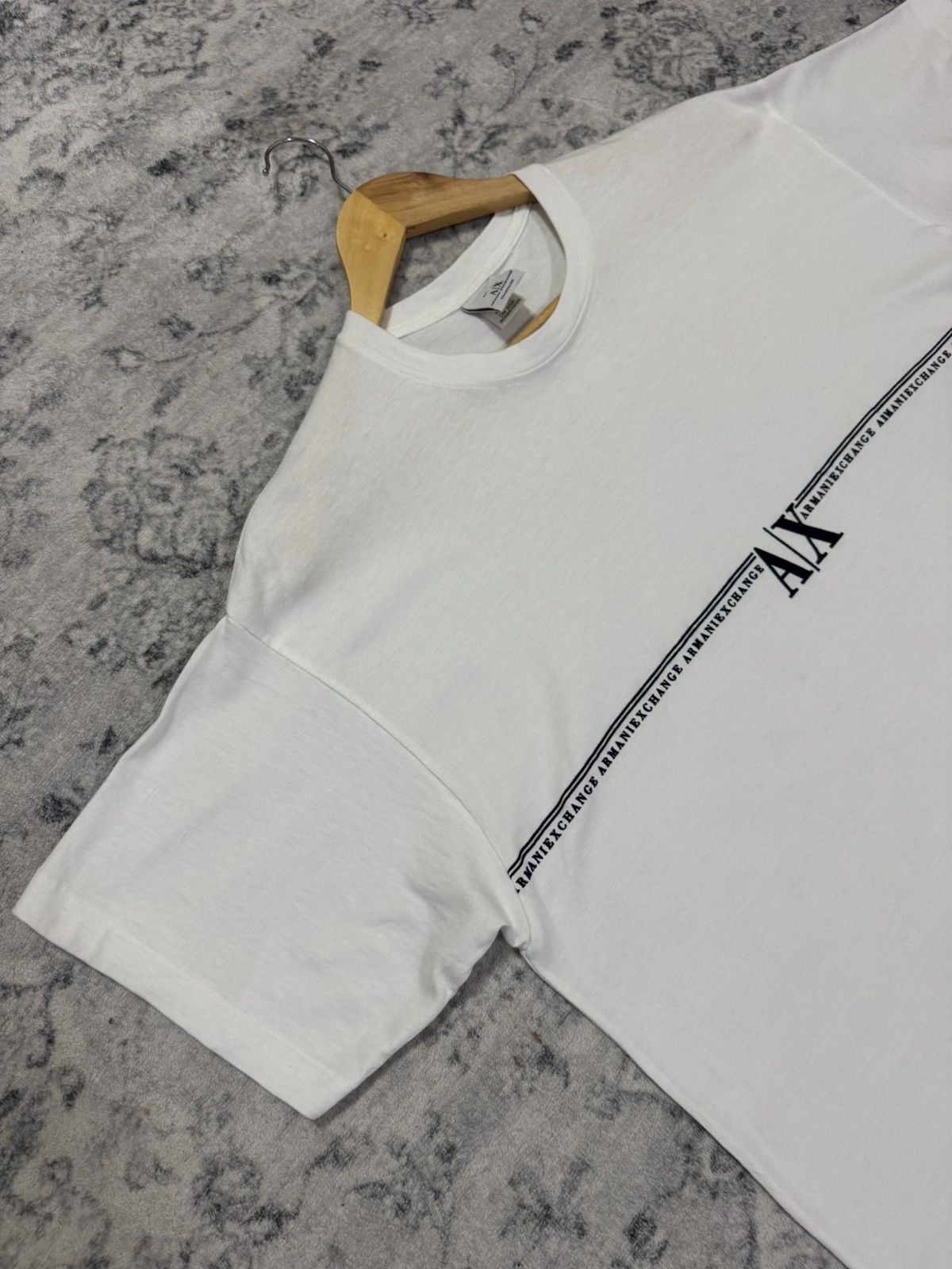 Armani Exchange ARMANI EXCHANCE SPELLOUT TEE Size US XL / EU 56 / 4 - 2 Thumbnail
