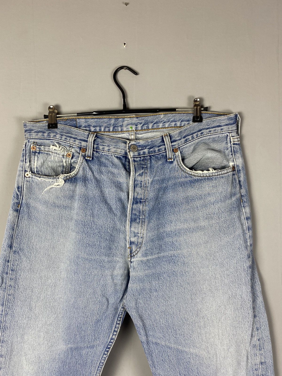 Levi's × Vintage Vintage 90s LEVIS 501 denim jeans Size US 38 / EU 54 - 5 Thumbnail