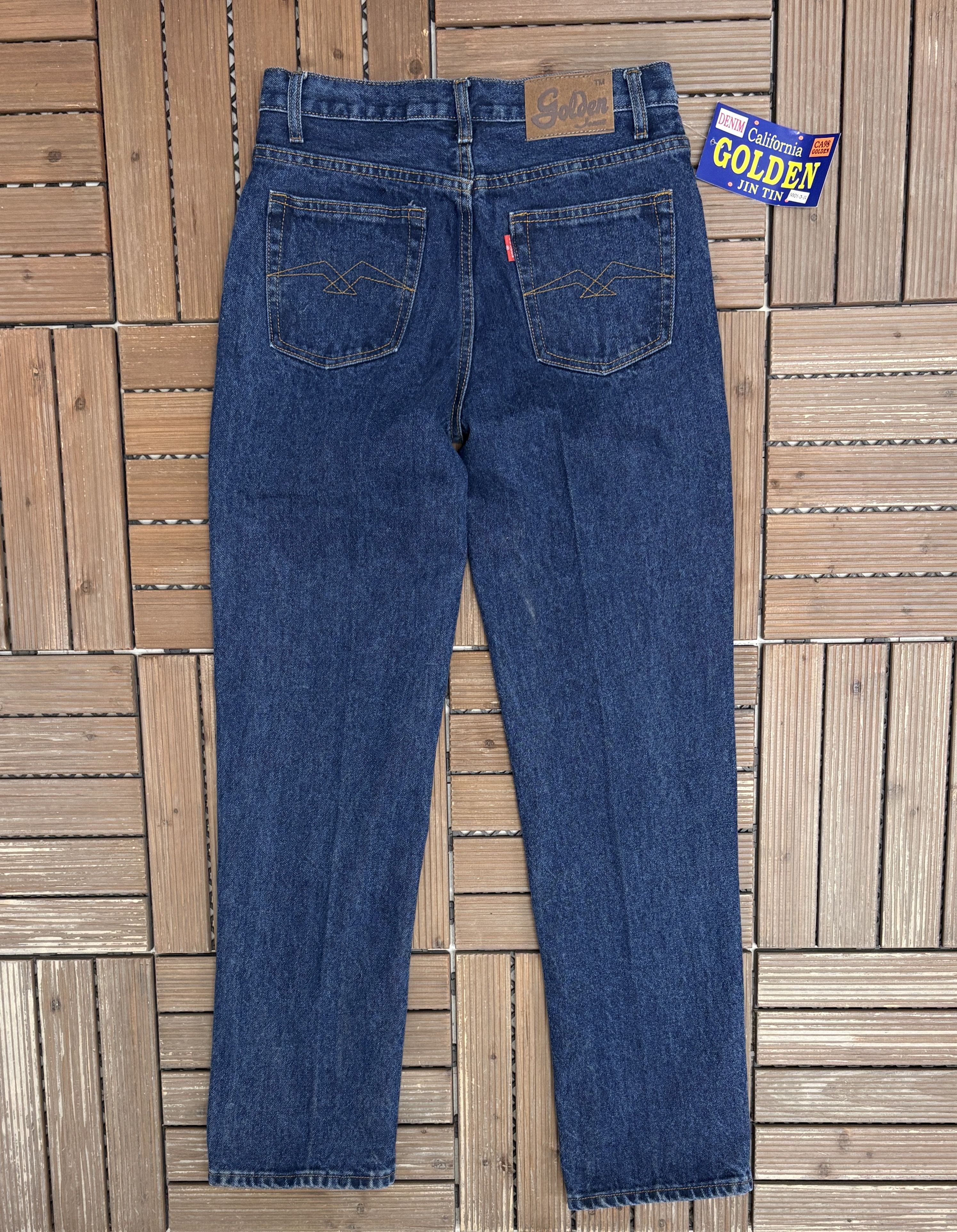 Vintage Golden Jeans Vintage Straight Leg Blue Denim Jeans Size US 30 / EU 46 - 4 Thumbnail