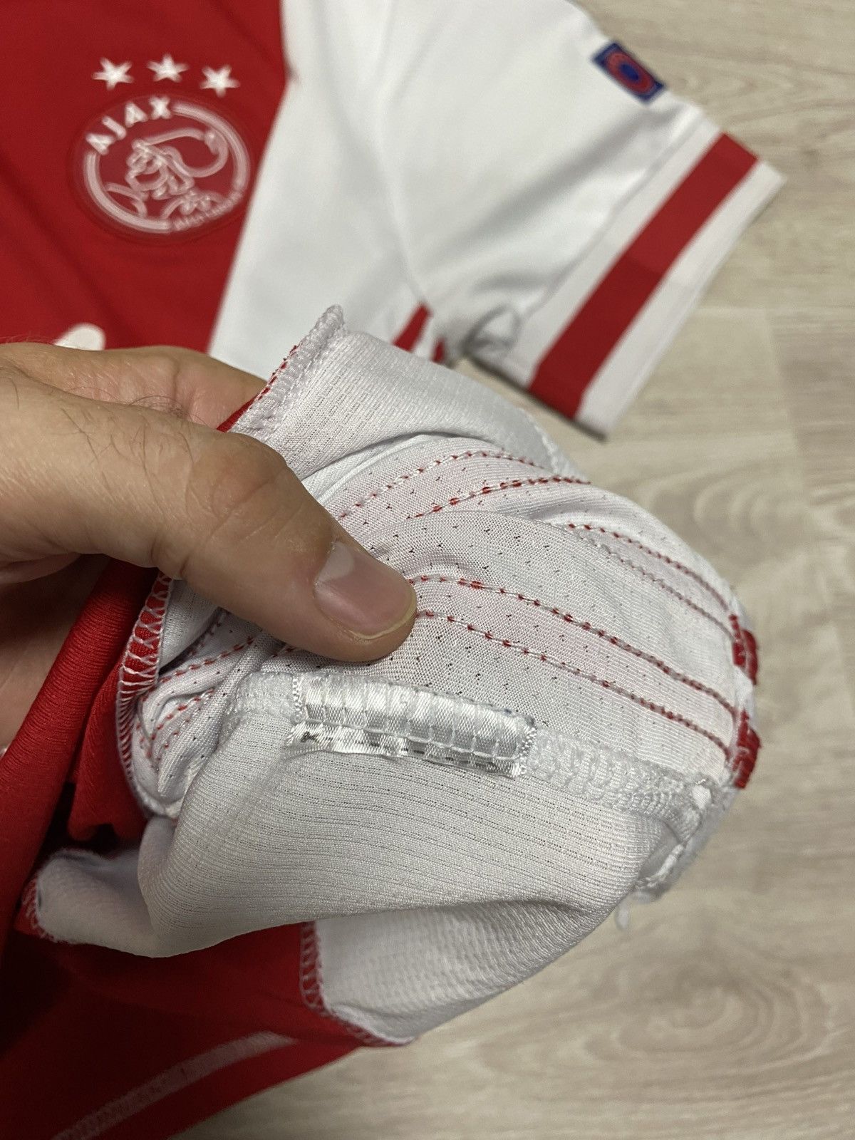 Adidas AJAX Amsterdam Adidas Jersey Patch Liga Champion size L Size US L / EU 52-54 / 3 - 11 Thumbnail