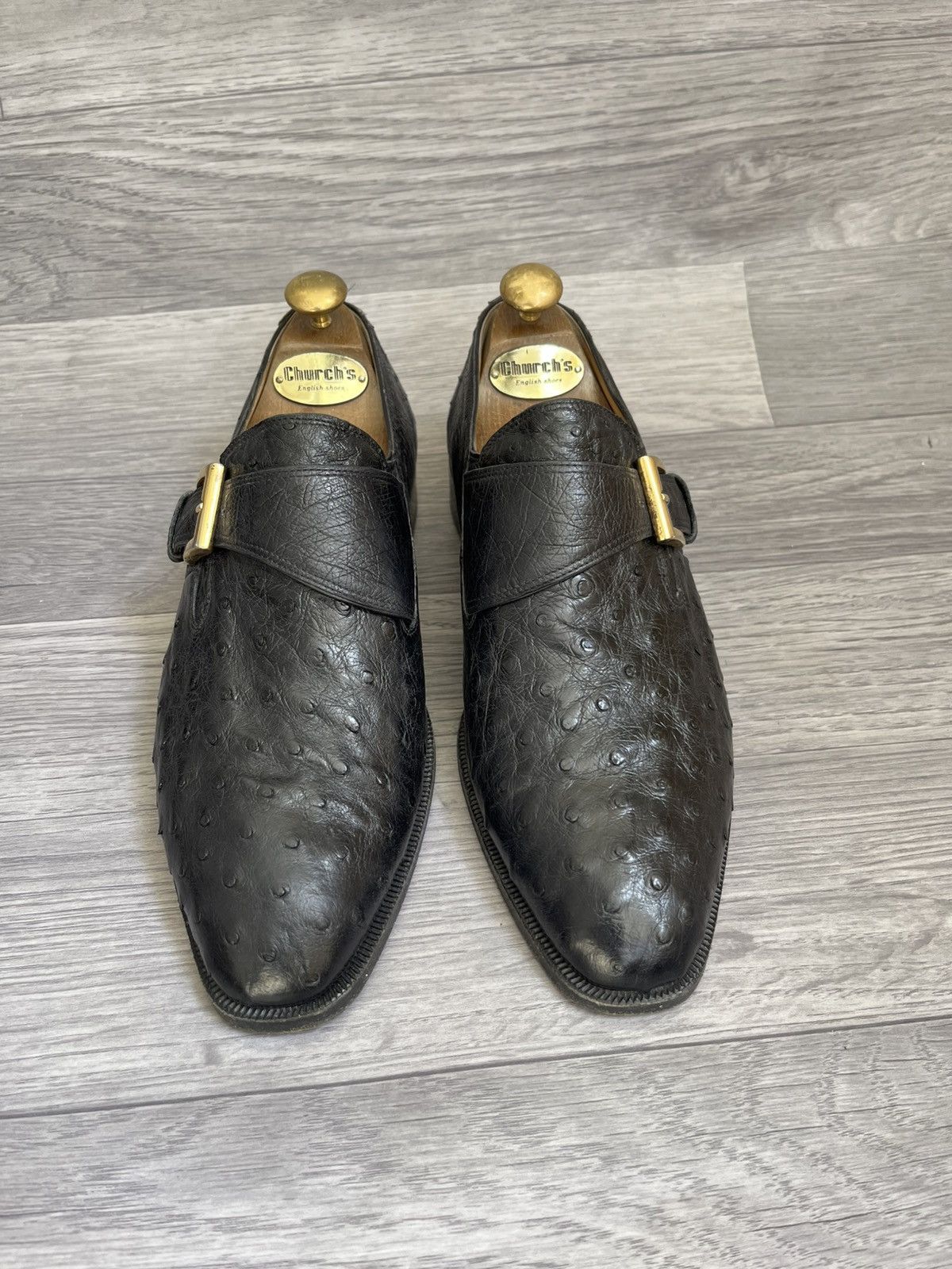 Mauri Mauri single monk strap exotic leather shoes sz 41 Size US 8 / EU 41 - 4 Thumbnail
