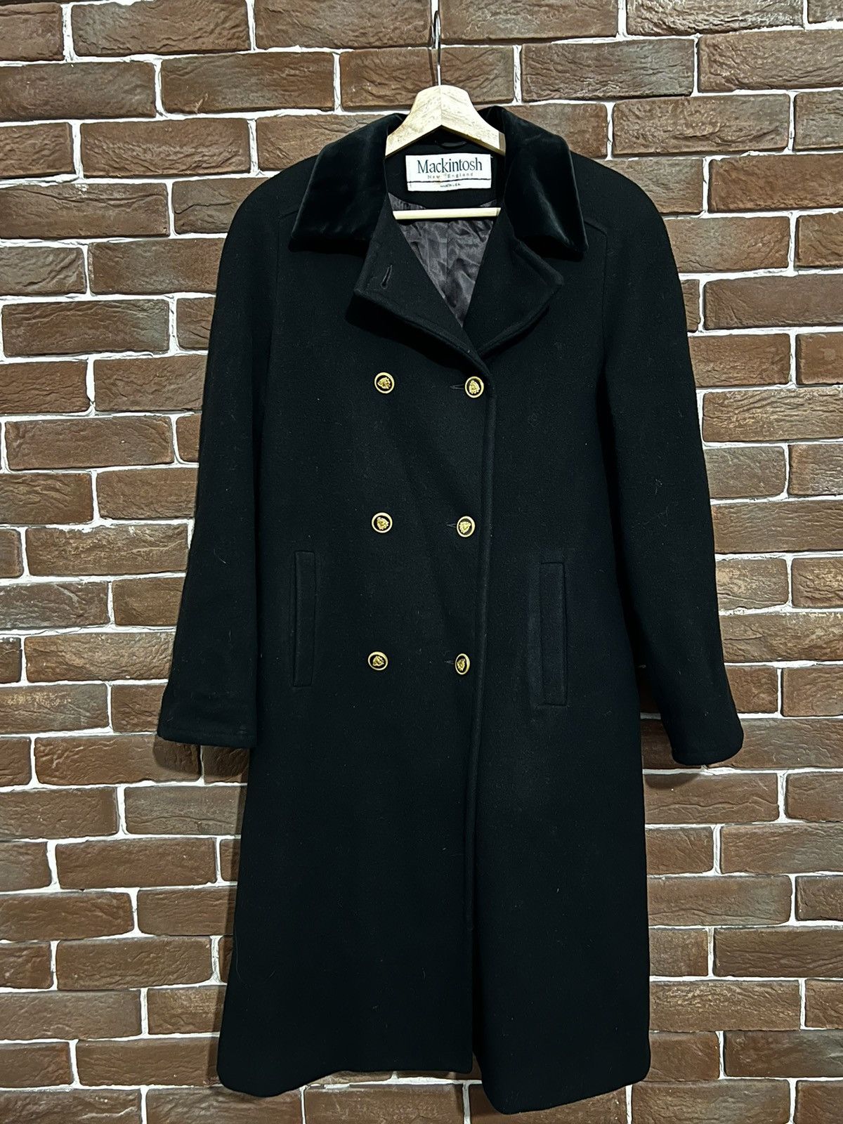 Kiko Kostadinov Vintage 90s MACKINTOSH Wool Double - Breasted Coat Jacket Size L / US 10 / IT 46 - 1 Thumbnail