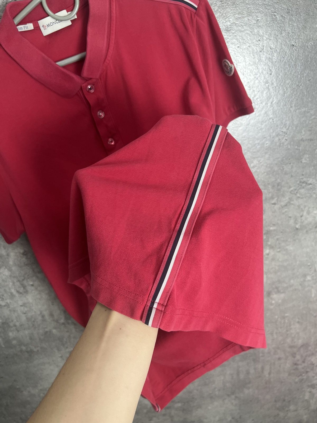 Moncler Moncler Polo T-Shirt Size US L / EU 52-54 / 3 - 6 Thumbnail