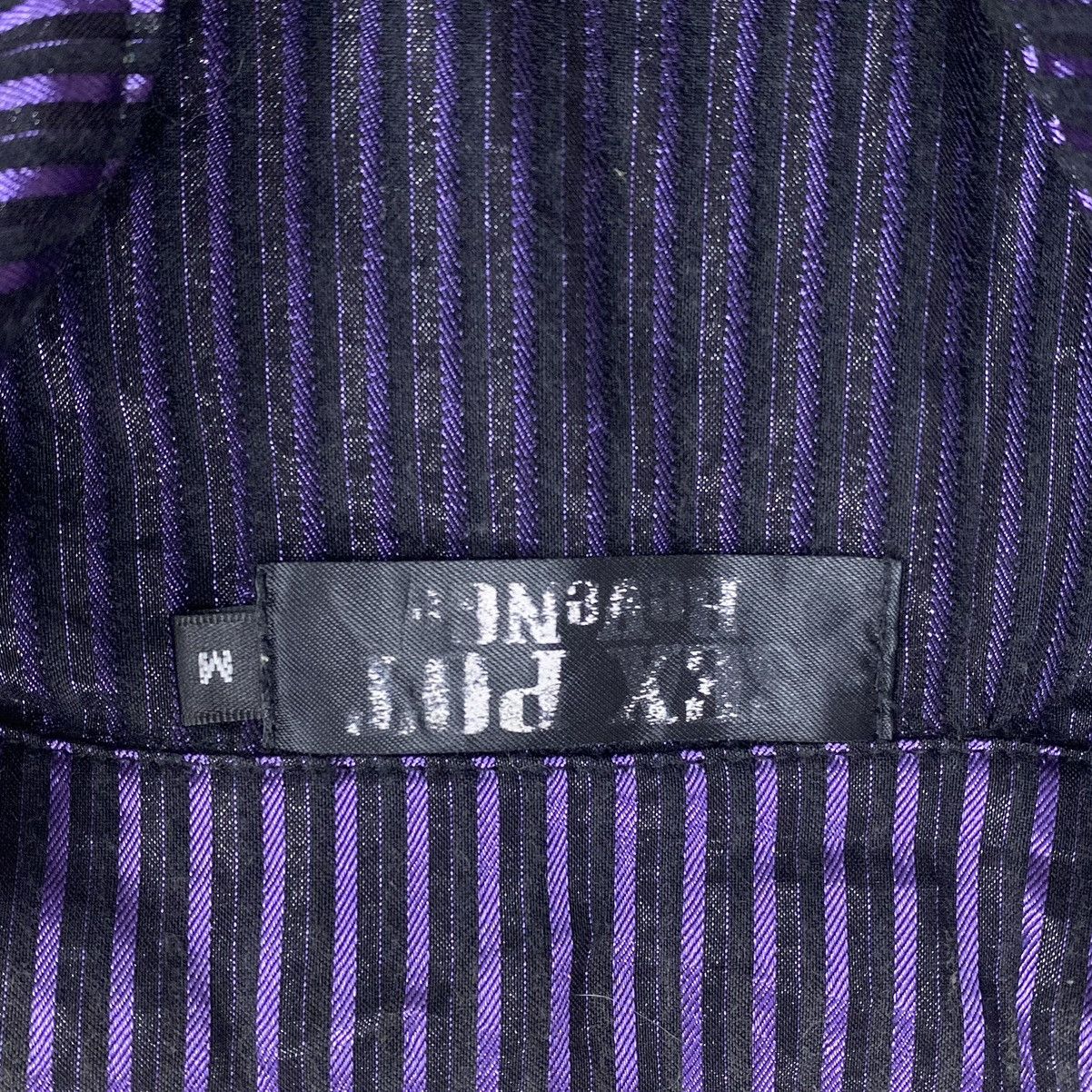 14th Addiction × If Six Was Nine × Japanese Brand 00s Sex Pot Revenge H Anarchy Punk Lgb Studded Stripe Shirt Size US S / EU 44-46 / 1 - 7 Thumbnail